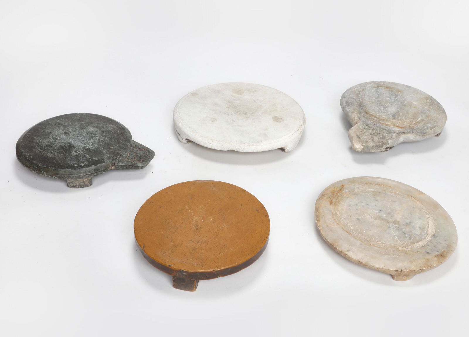 Five stone and marble stands (1 of 6)