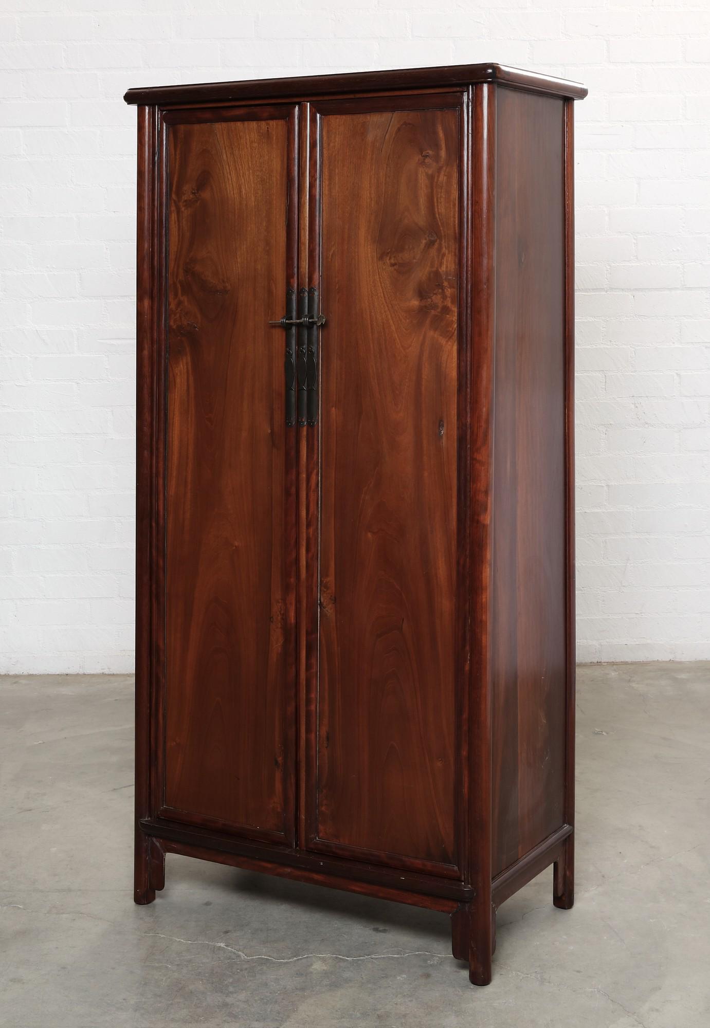 A Chinese hardwood side cabinet (1 of 7)