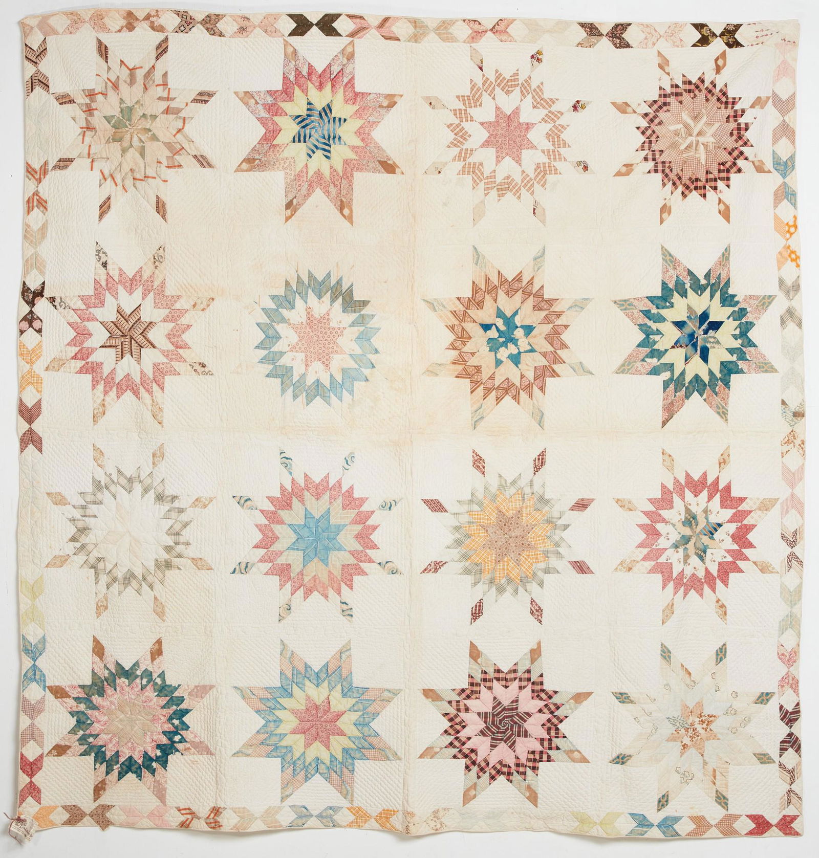 An American  Star in Grid quilt (1 of 4)