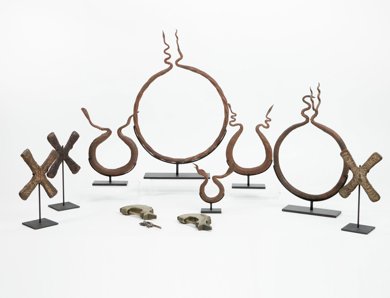 A group African metal currency items (1 of 4)