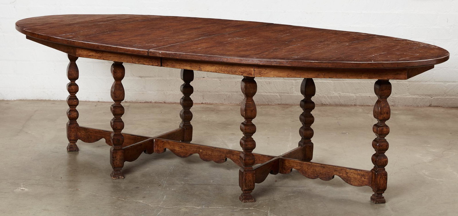 A Dennis & Leen Baroque style walnut dining table (1 of 7)