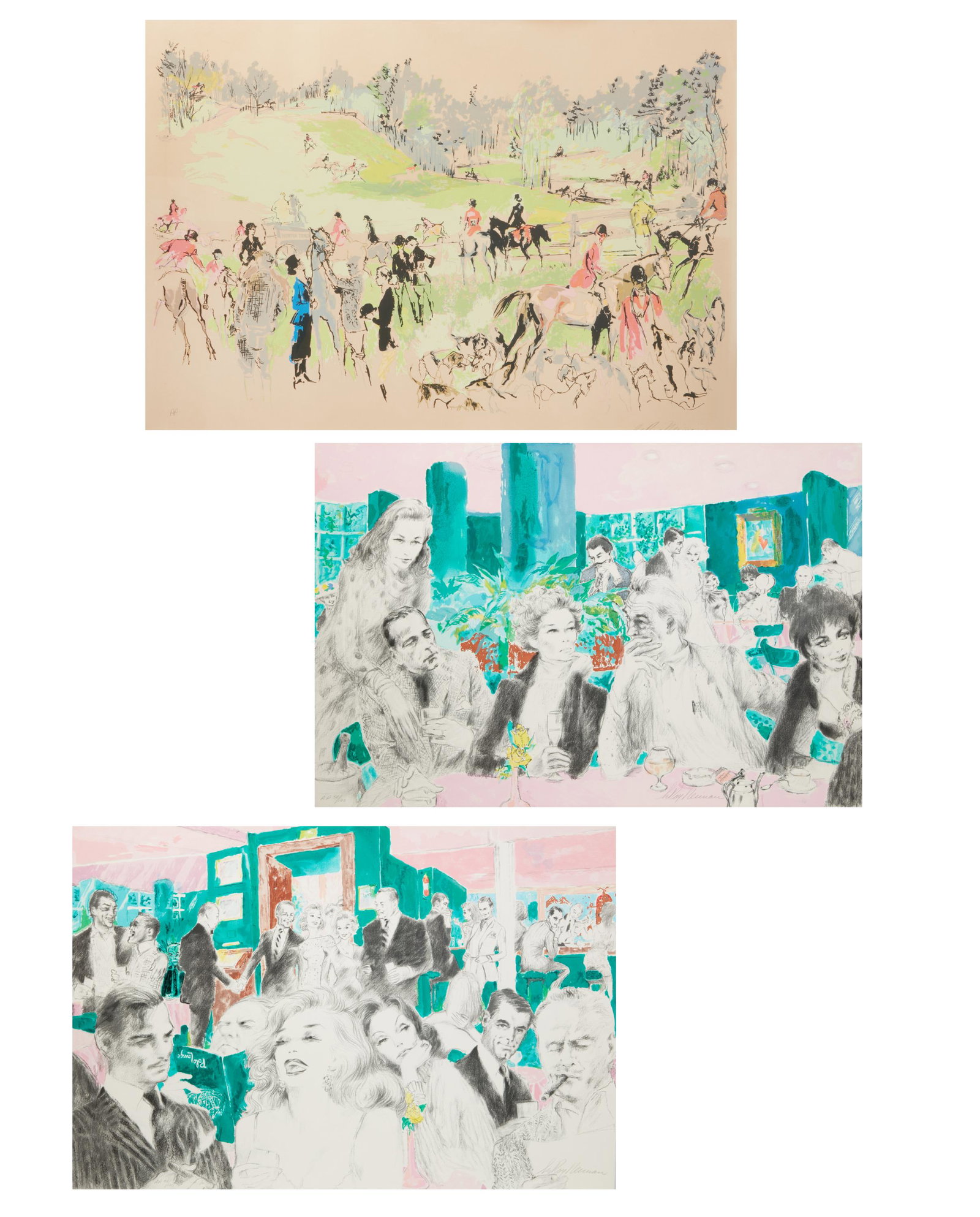 Leroy Neiman, Polo Lounge & Hunter Trials (1 of 9)