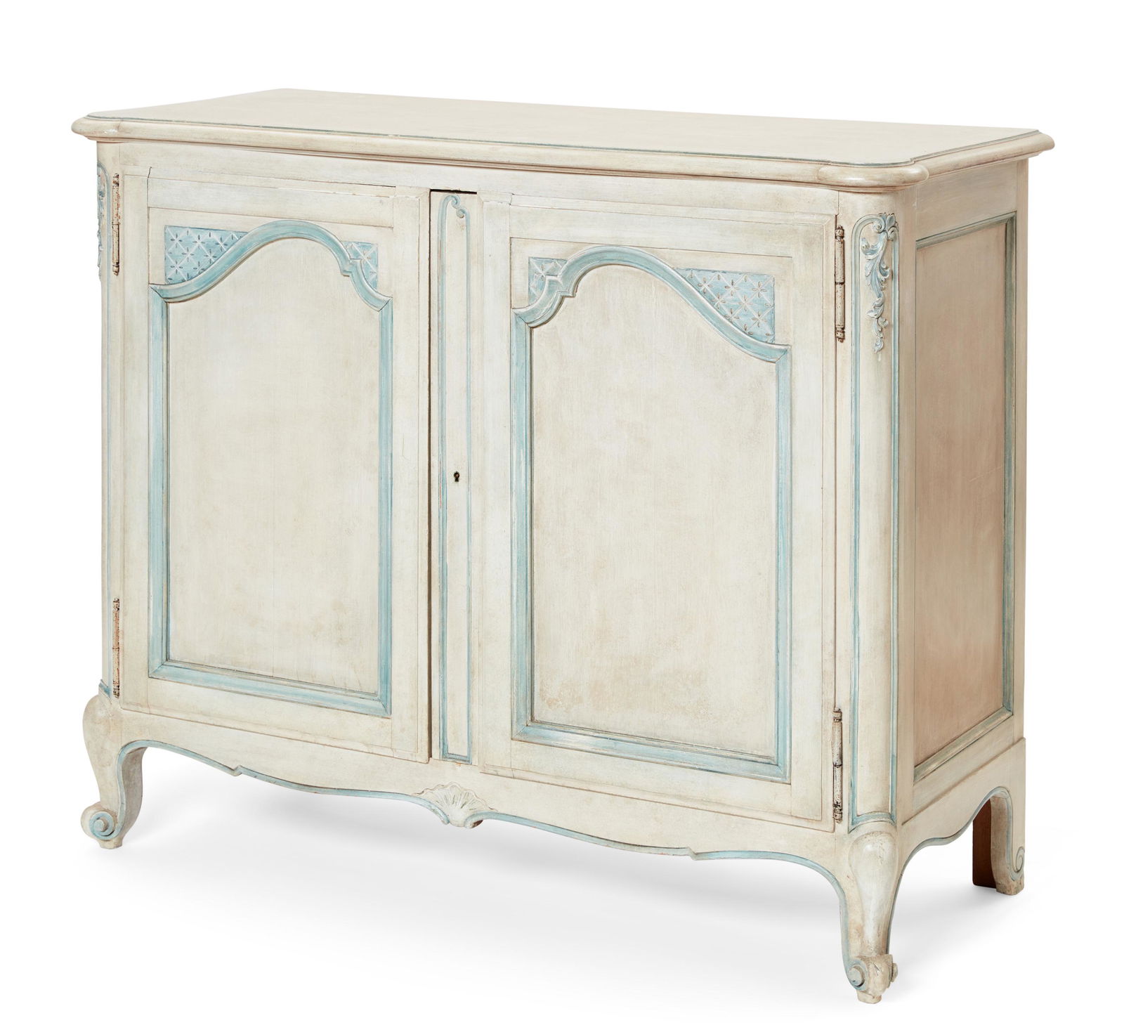 A Louis XV Provincial style white painted buffet (1 of 12)