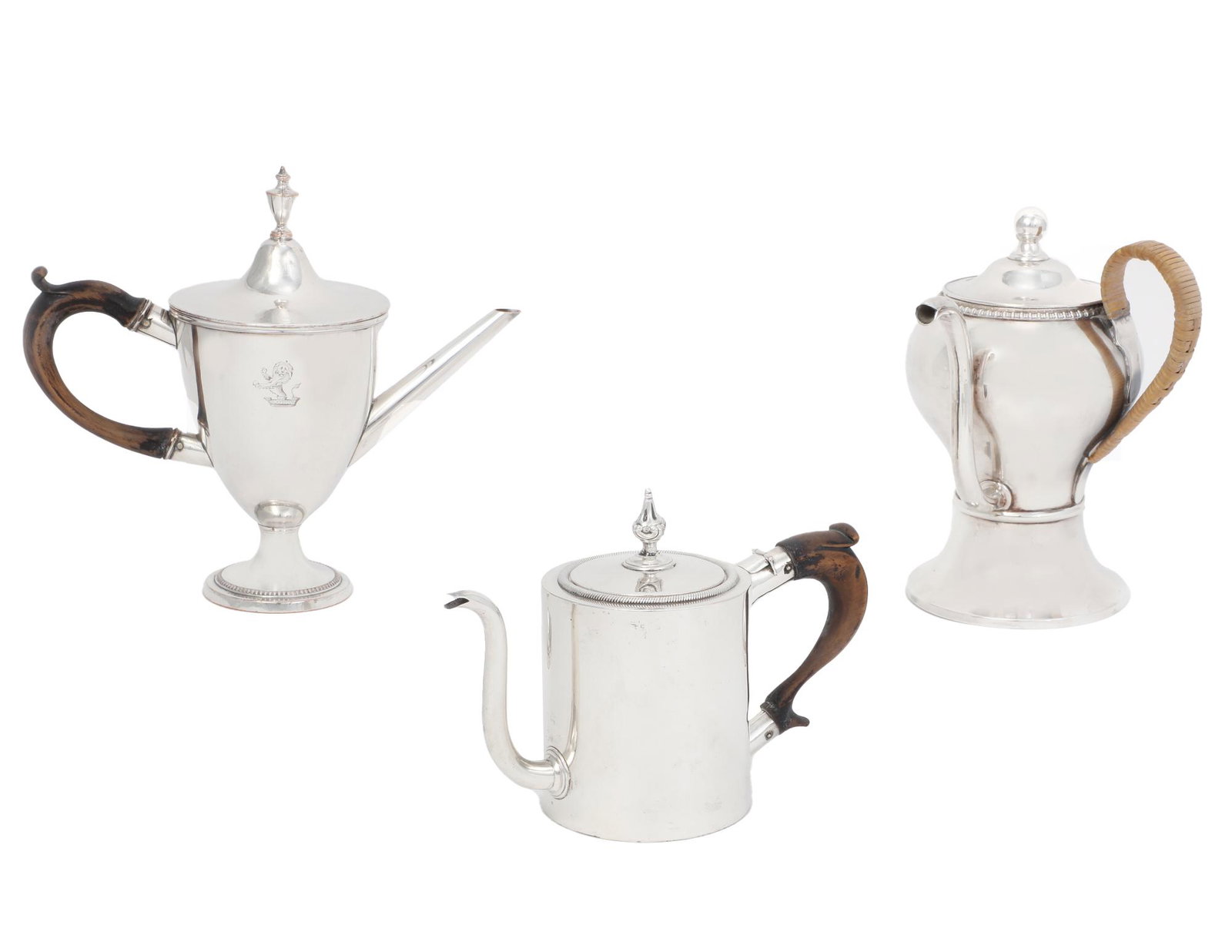 Three Georgian Old Sheffield plate argyles (1 of 3)