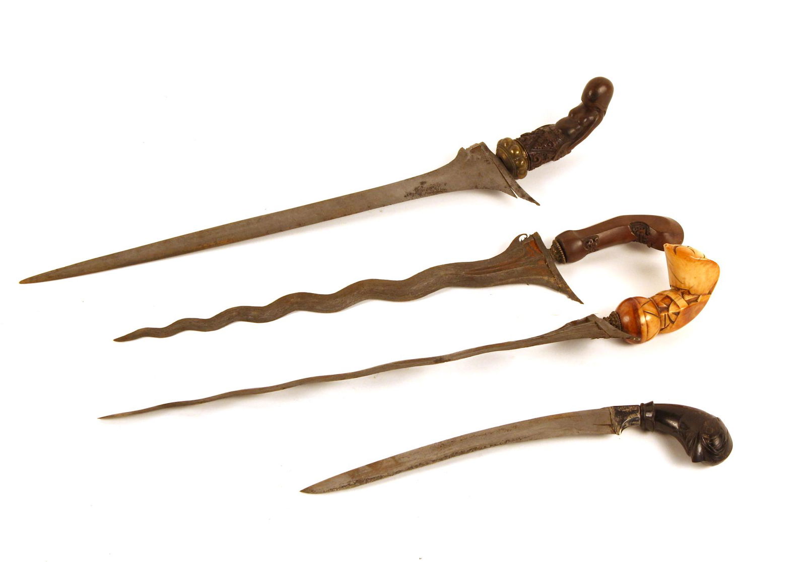 A group of four kris daggers (1 of 6)