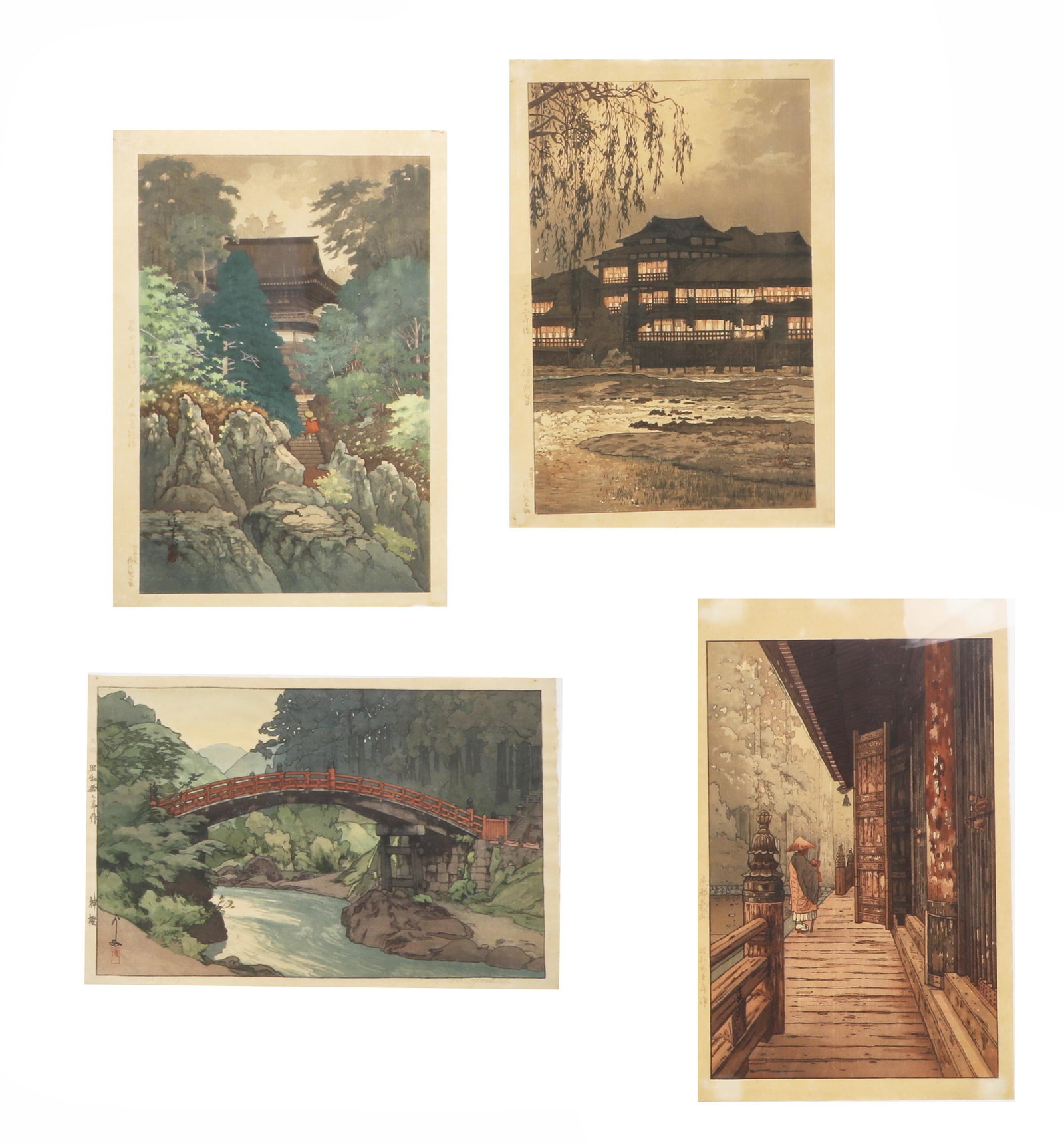 Hiroshi Yoshida, Landscape and temple scenes (4) (1 of 5)