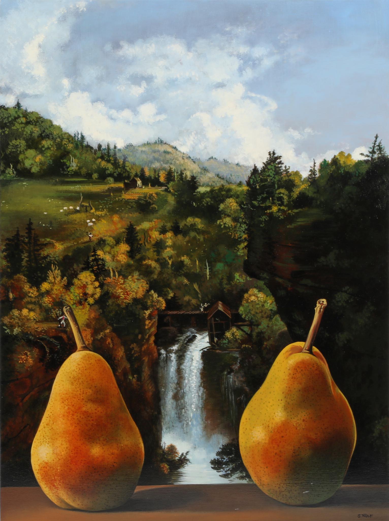 Sherrie Wolf, Two pears in a landscape (1 of 4)