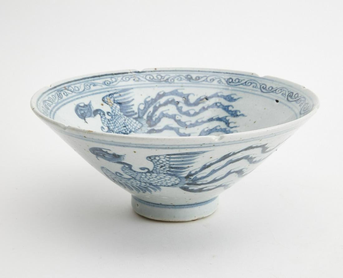 A large Chinese earthenware bowl (1 of 3)