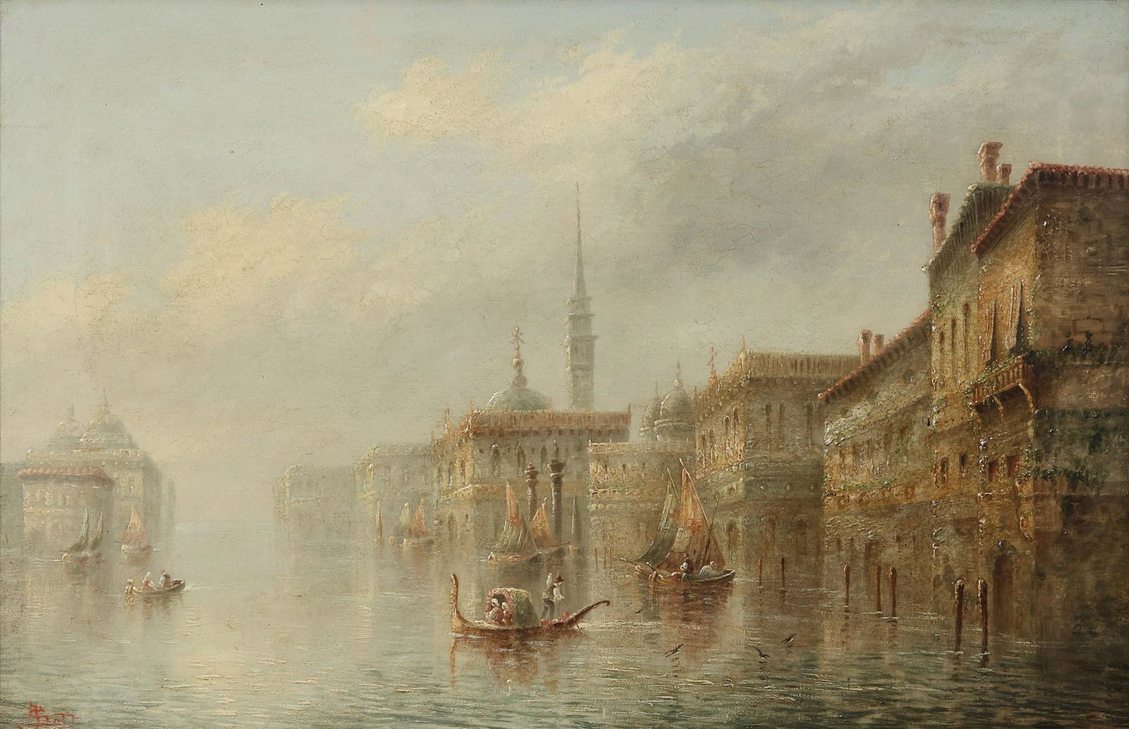 Venetian School, View of Campanile di San Marco (1 of 7)