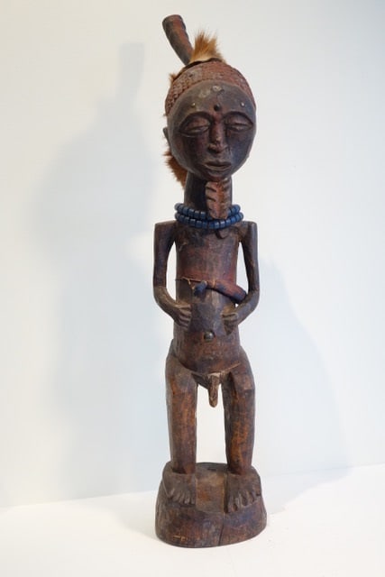 An African Tribal carved wood figure, Basonge (1 of 3)