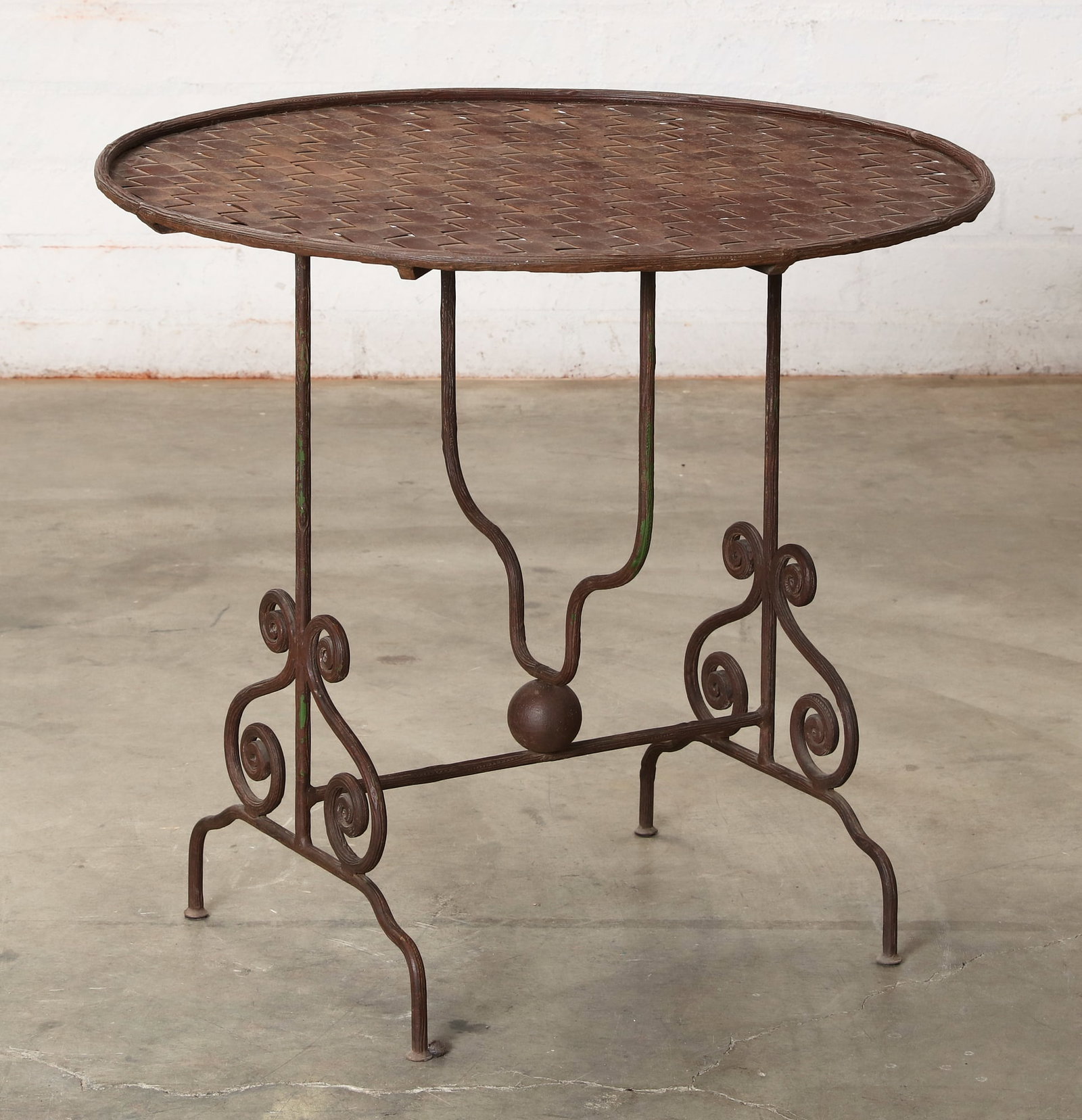 A John Cole Interiors lattice wrought iron table (1 of 5)