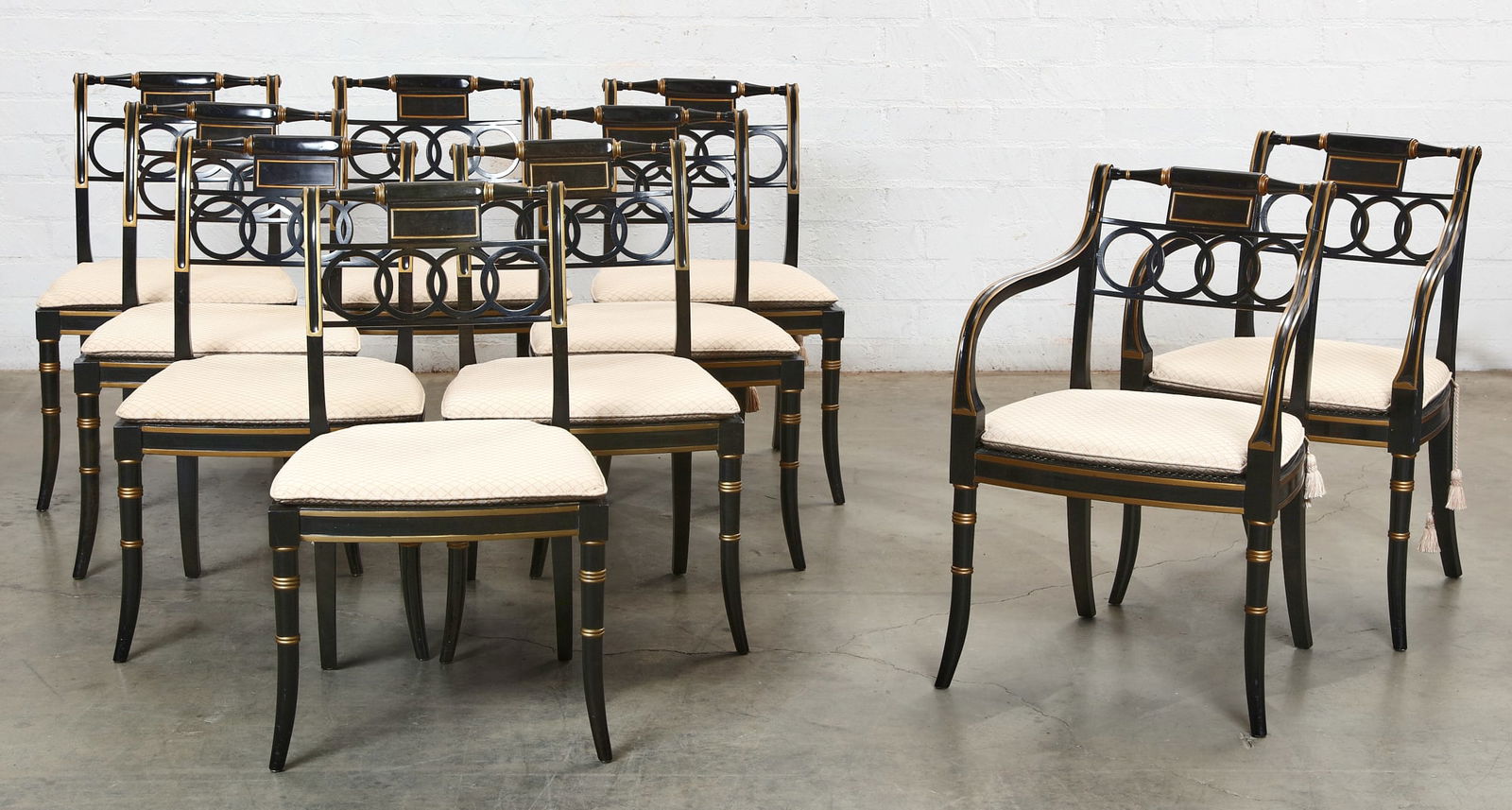 Ten Baker Governor Alston armchairs (1 of 12)