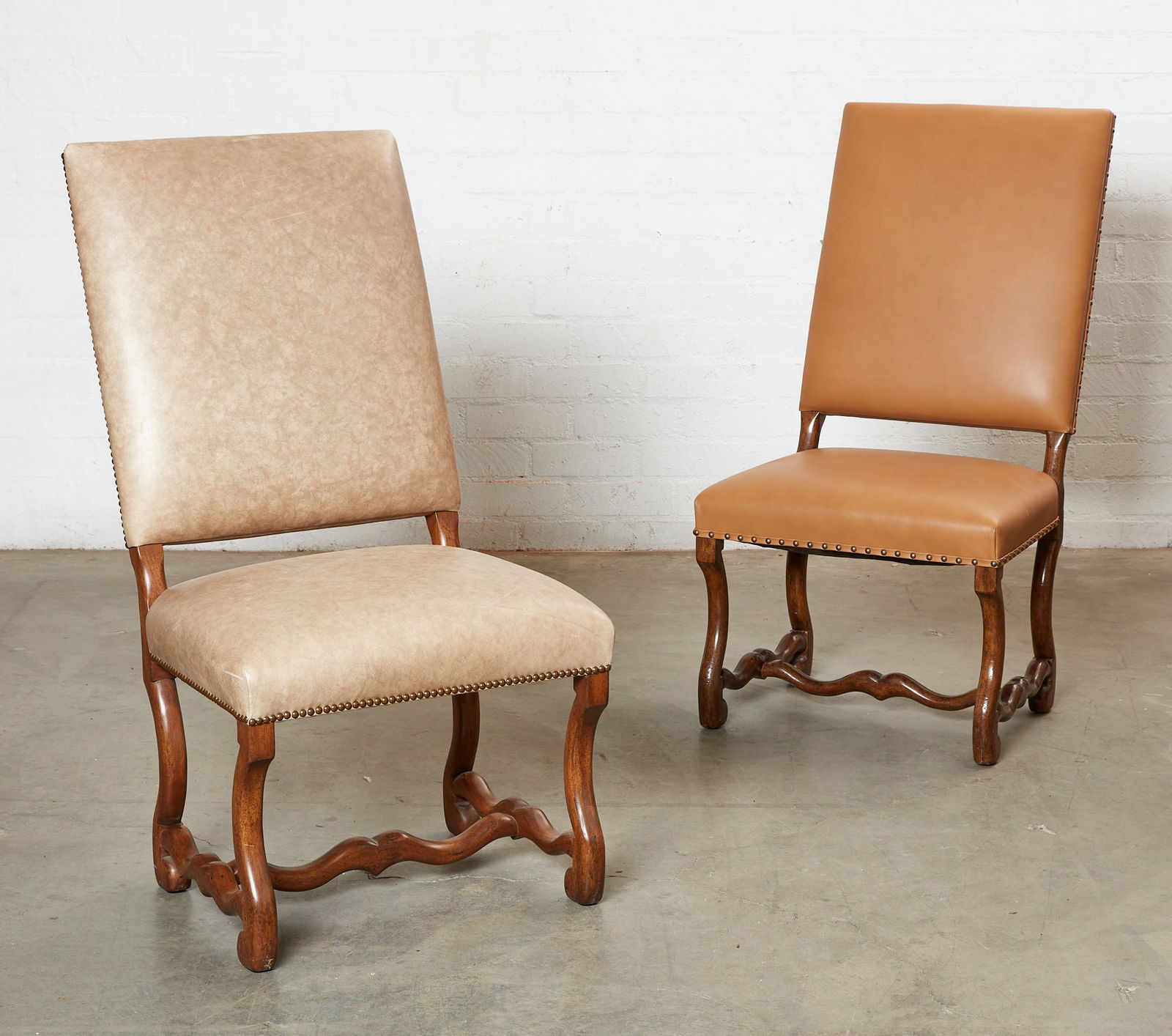 Two Dennis & Leen Louis XIV style side chairs (1 of 7)