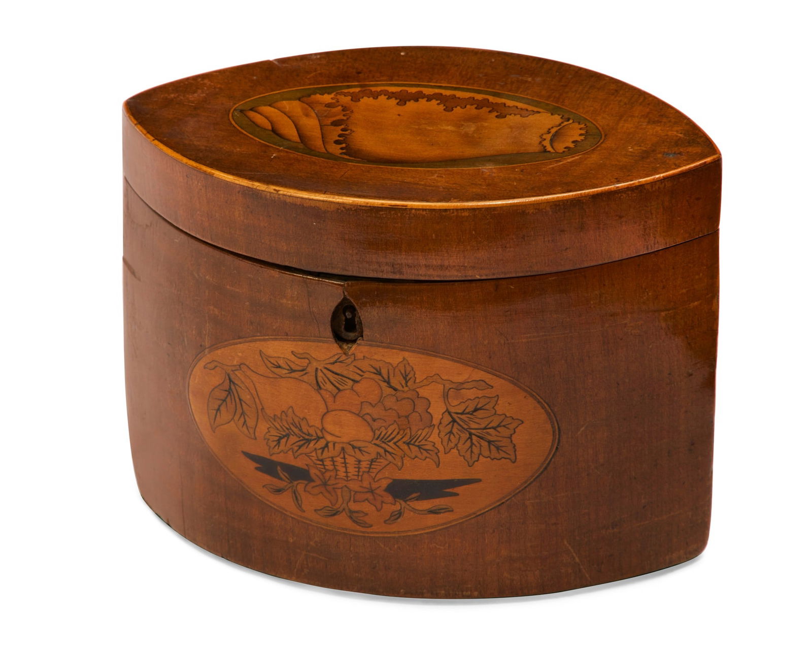 A George III mahogany tea caddy (1 of 12)