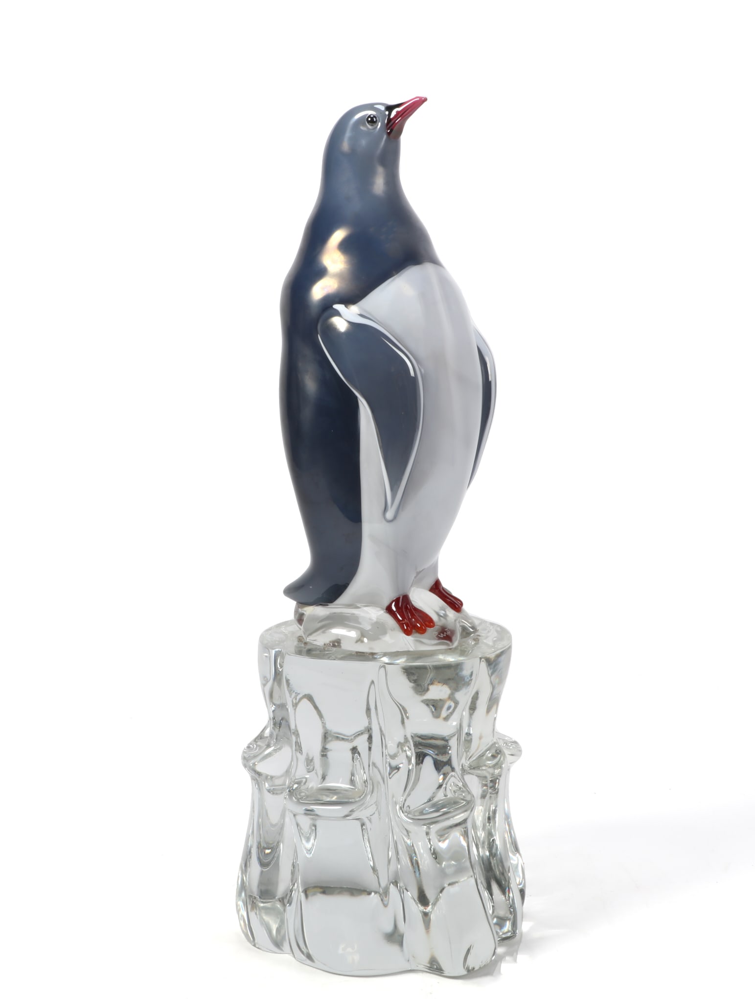 A Pino Signoretto Murano glass penguin (1 of 4)