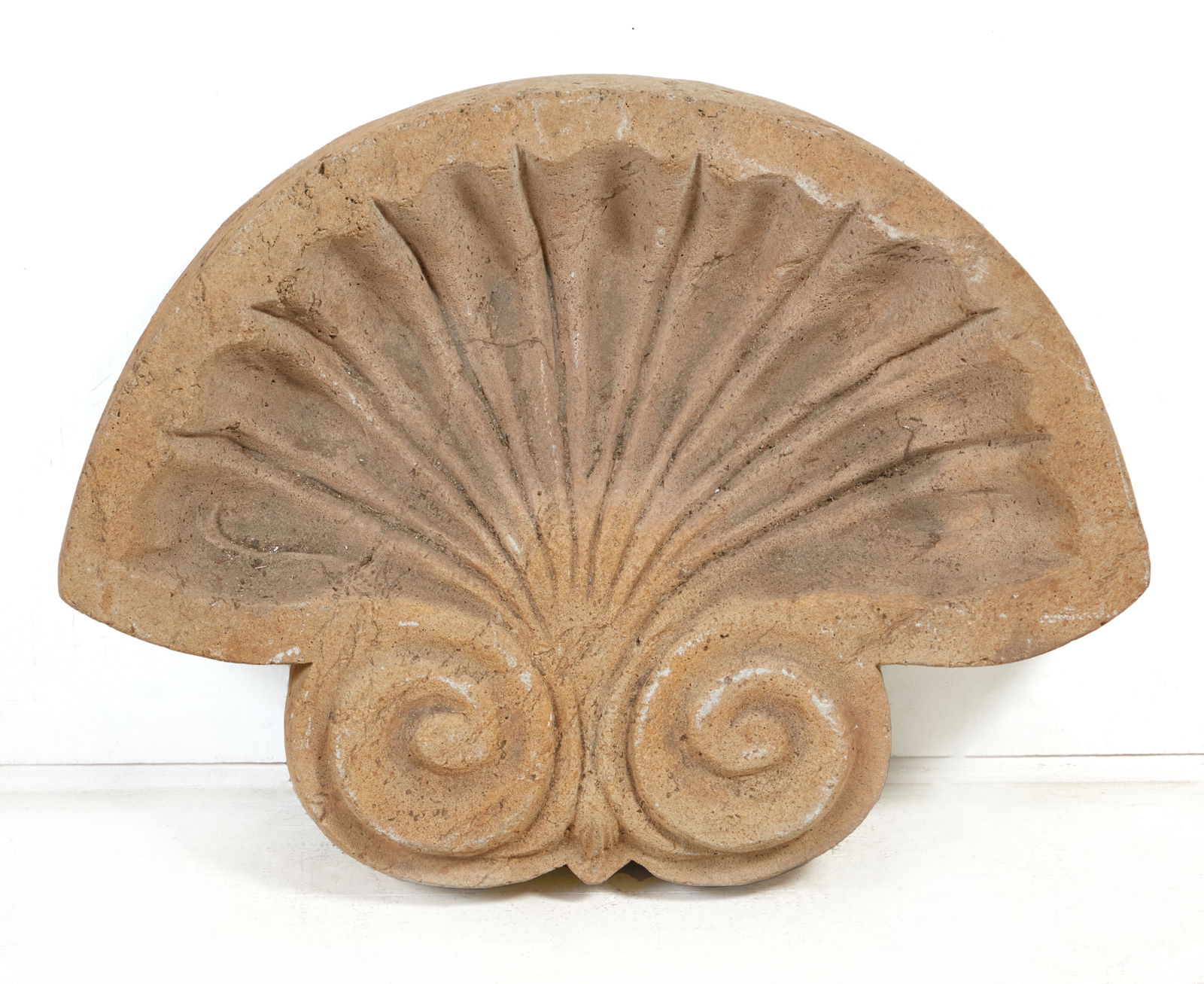 A tinted composition shell form basin, modern (1 of 5)