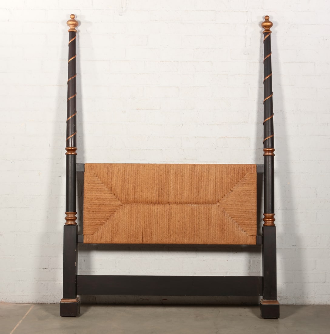 Las Palmas Design Century Hill full size headboard: A Las Palmas Design Century Hill full size headboardmodernheight 91 1/2in (232cm); width 63in (160cm); depth 5 1/2in (14cm)