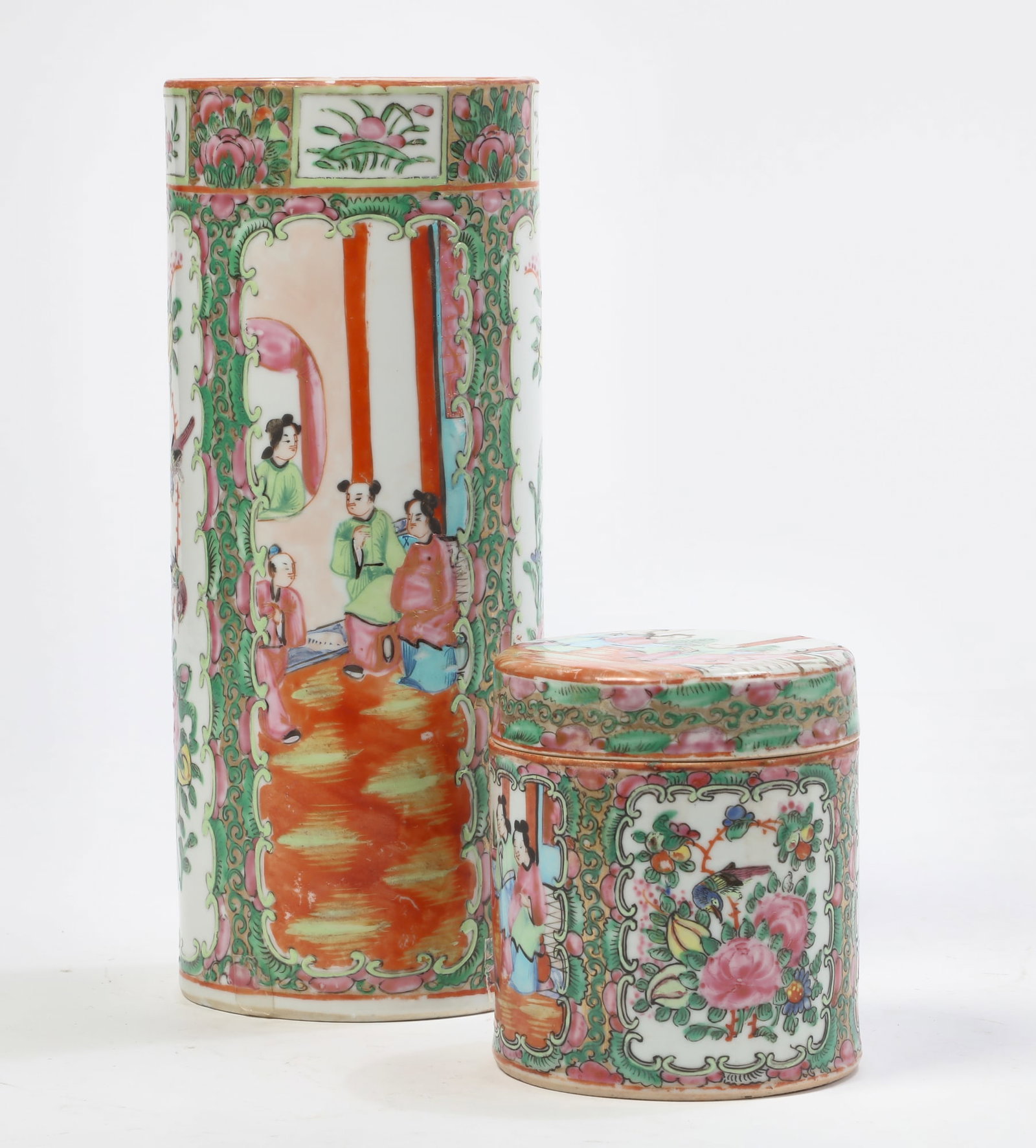 Two Chinese export famille rose porcelains (1 of 3)