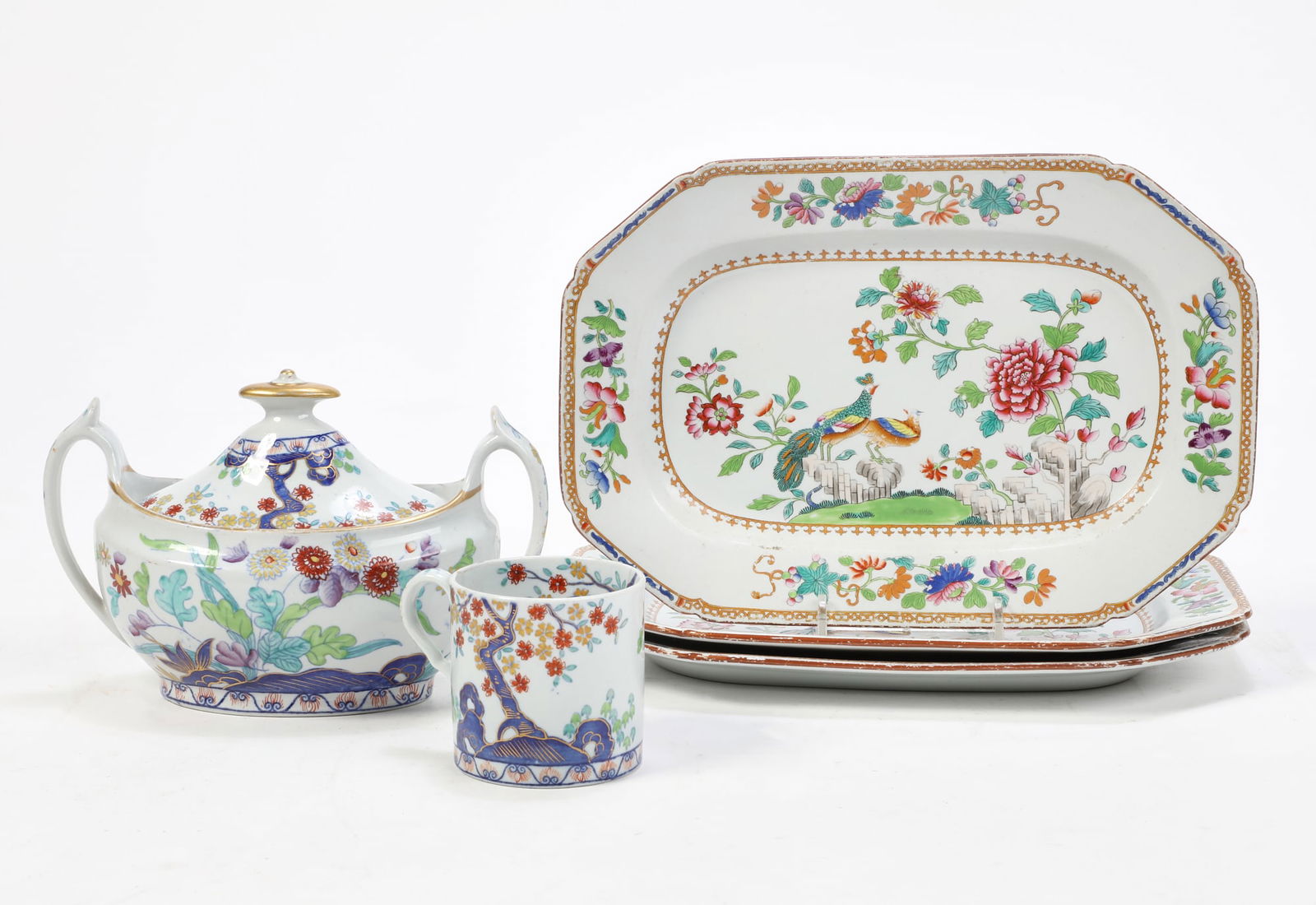 A group of five Spode ironstone articles (1 of 4)