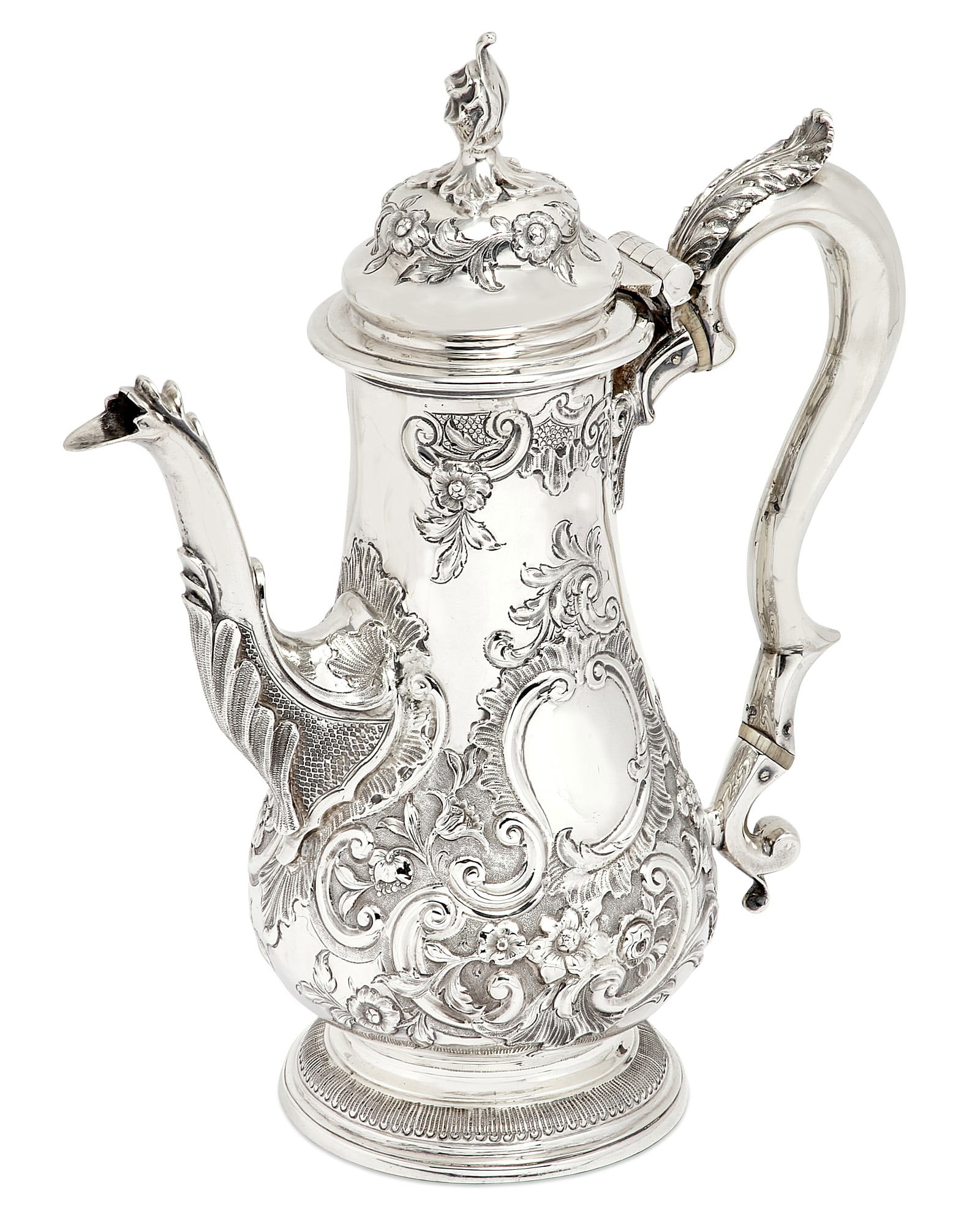 George III sterling silver coffee pot, John King (1 of 13)