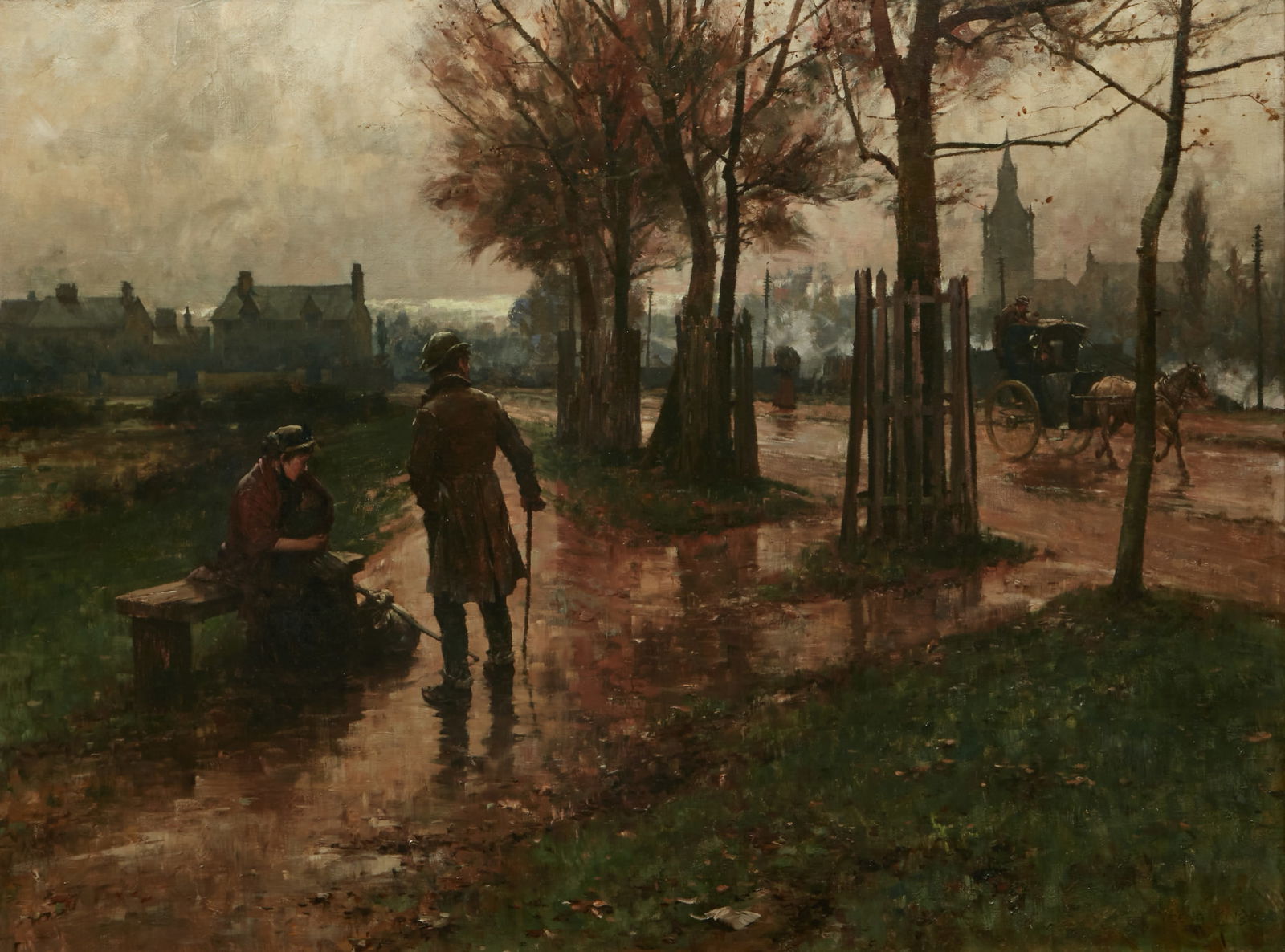 Henry J.Y. King, Street in Old Chelsea (1 of 6)