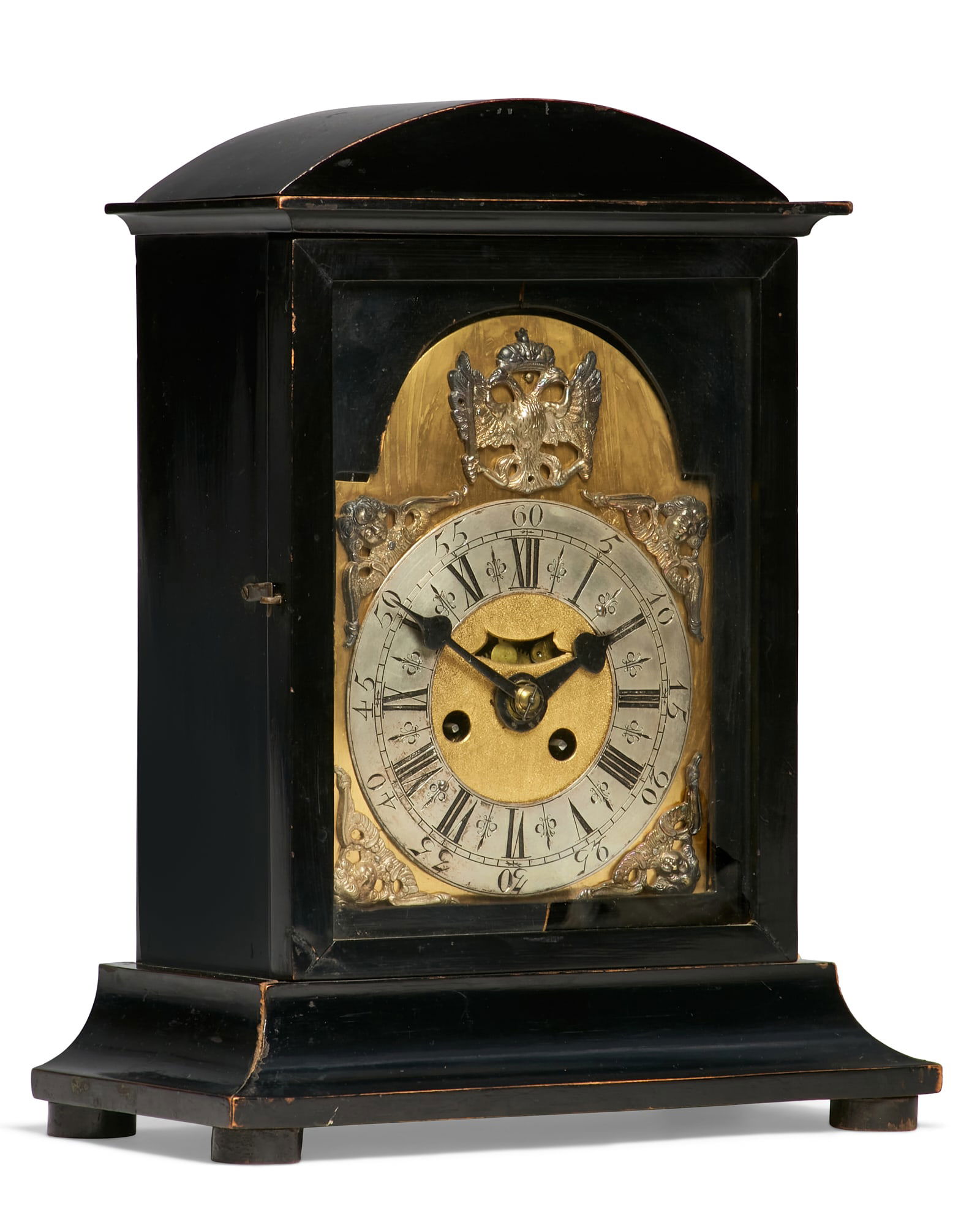 A Continental ebonized mantel clock (1 of 7)