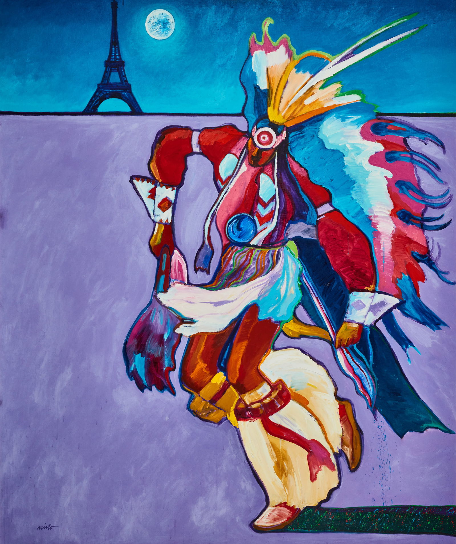 John Nieto, Fancy dancer in Paris (1 of 10)