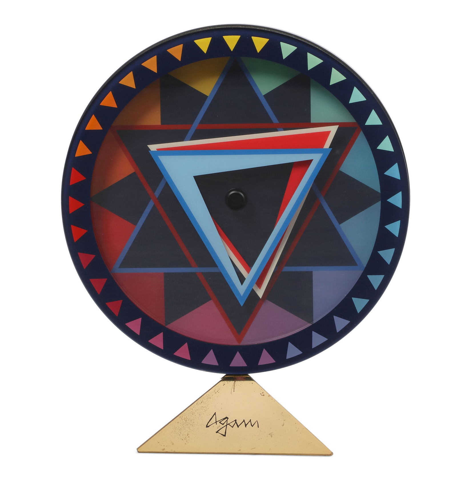 A Yaakov Agam for Movado Love Star desk clock (1 of 5)