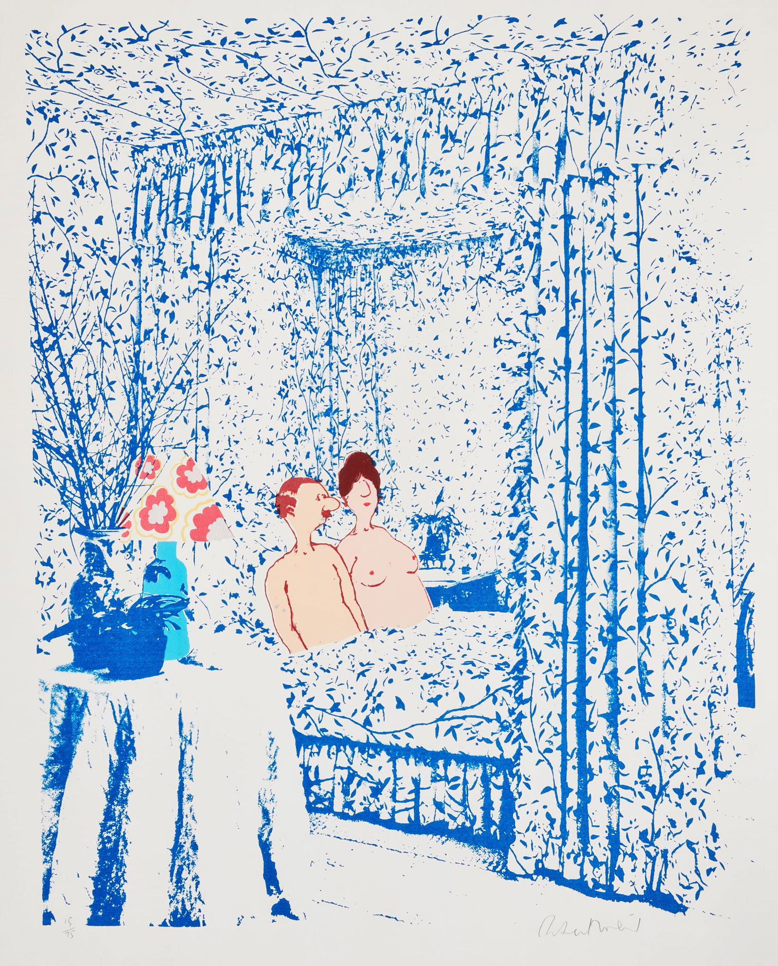 Robert Weil, Couple in their bed (1 of 6)