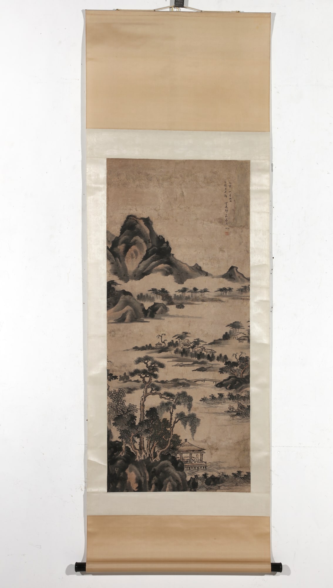 A Chinese landscape scroll (1 of 4)