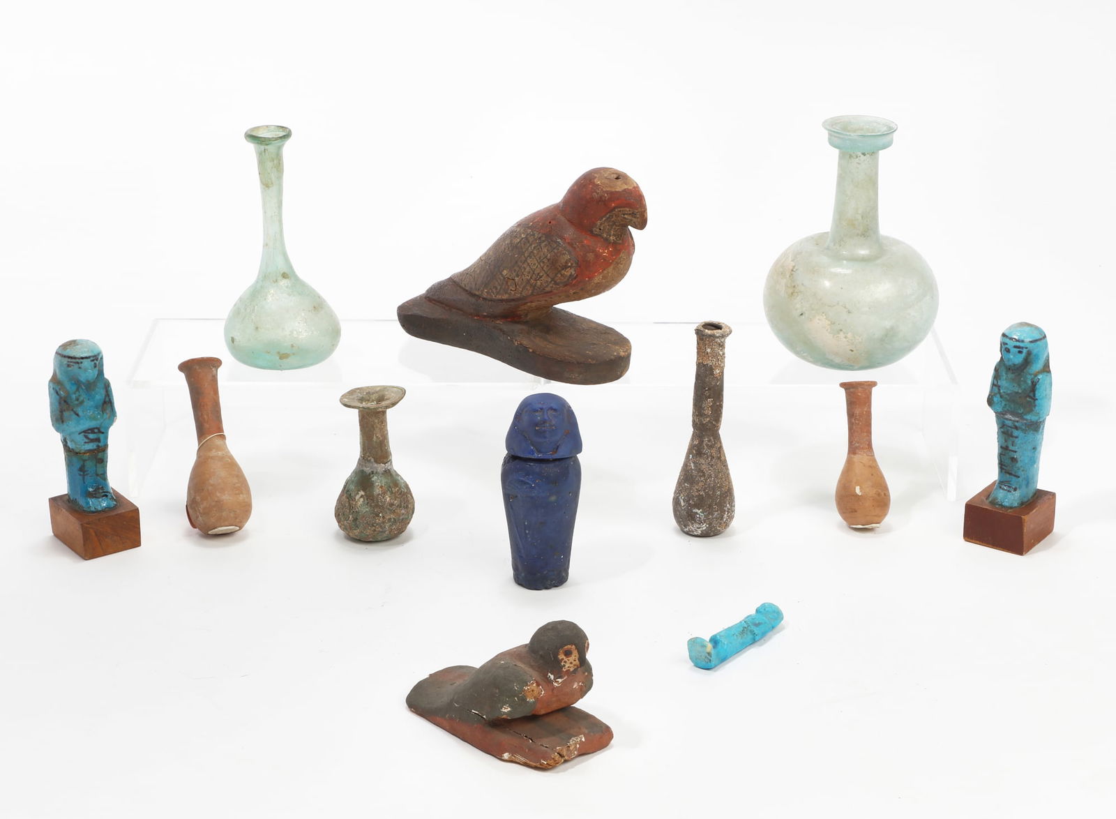 Twelve Egyptian and Italian vessels and objects (1 of 5)