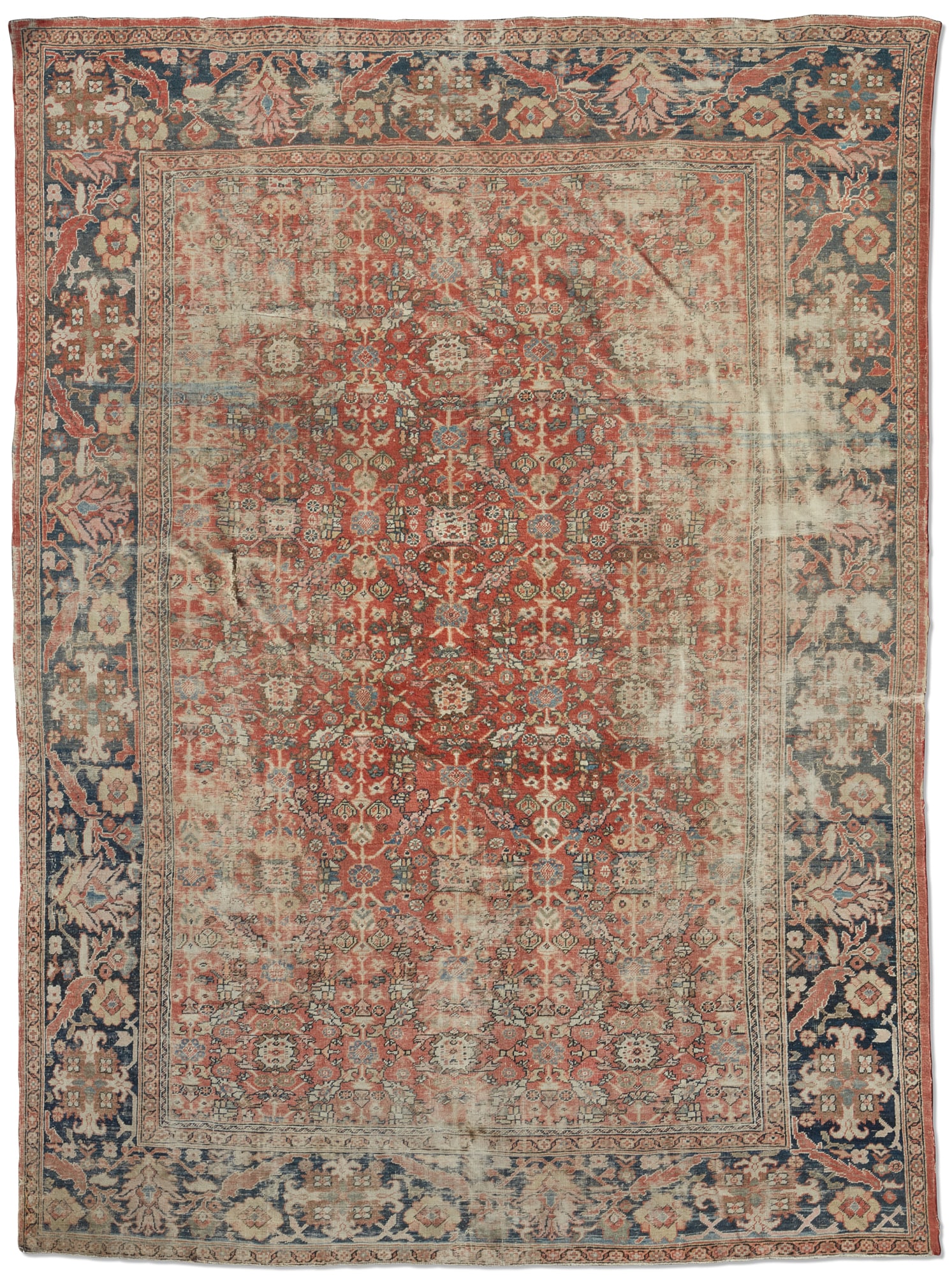 A Mahal carpet, Persia: A Mahal carpet Persia first half 20th century Provenance: Property from interior designer Timothy Corrigan, Inc. approximately 14ft x 10ft 4in (427 x 314cm) Provenance: Property from int
