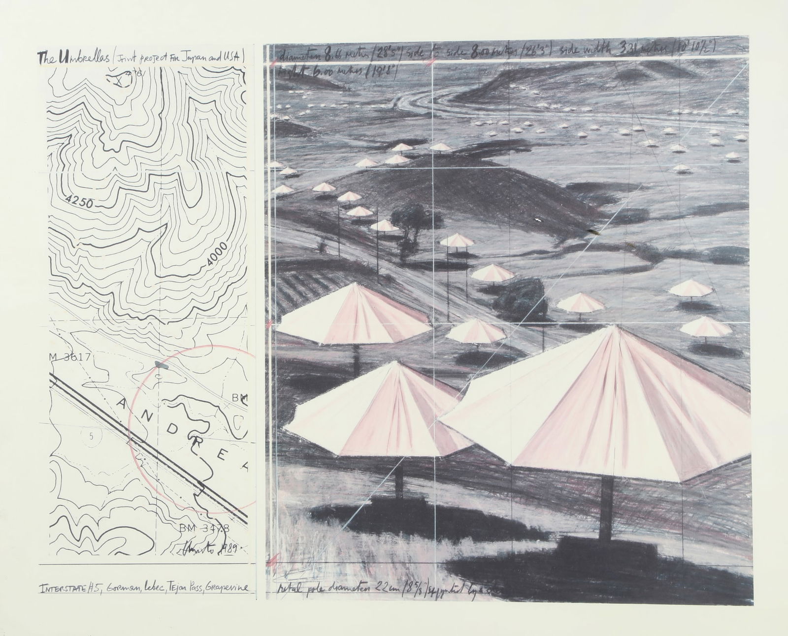 Christo (1935-2020) The Umbrellas California (1 of 3)