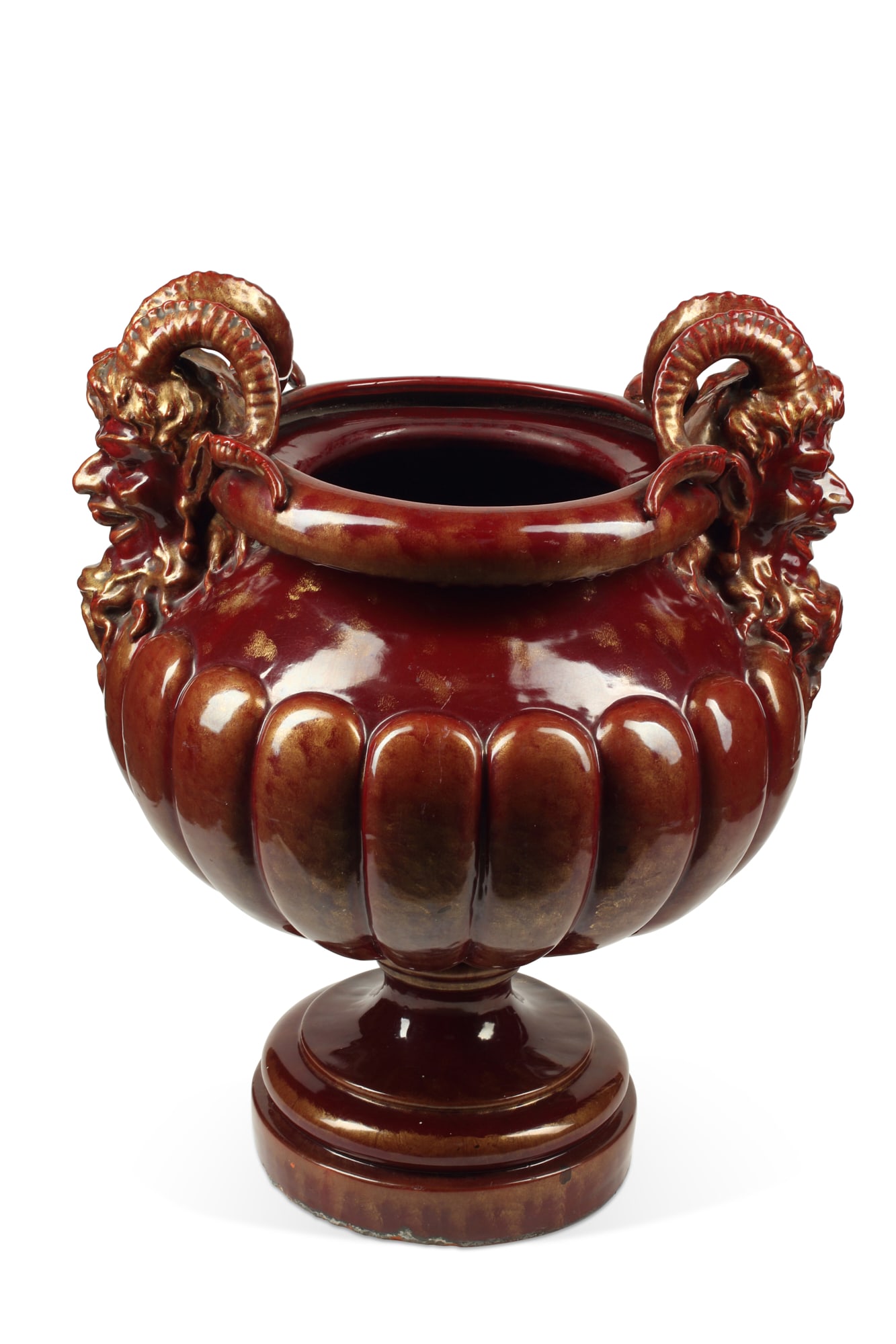 A Continental glazed earthenware jardiniere (1 of 3)