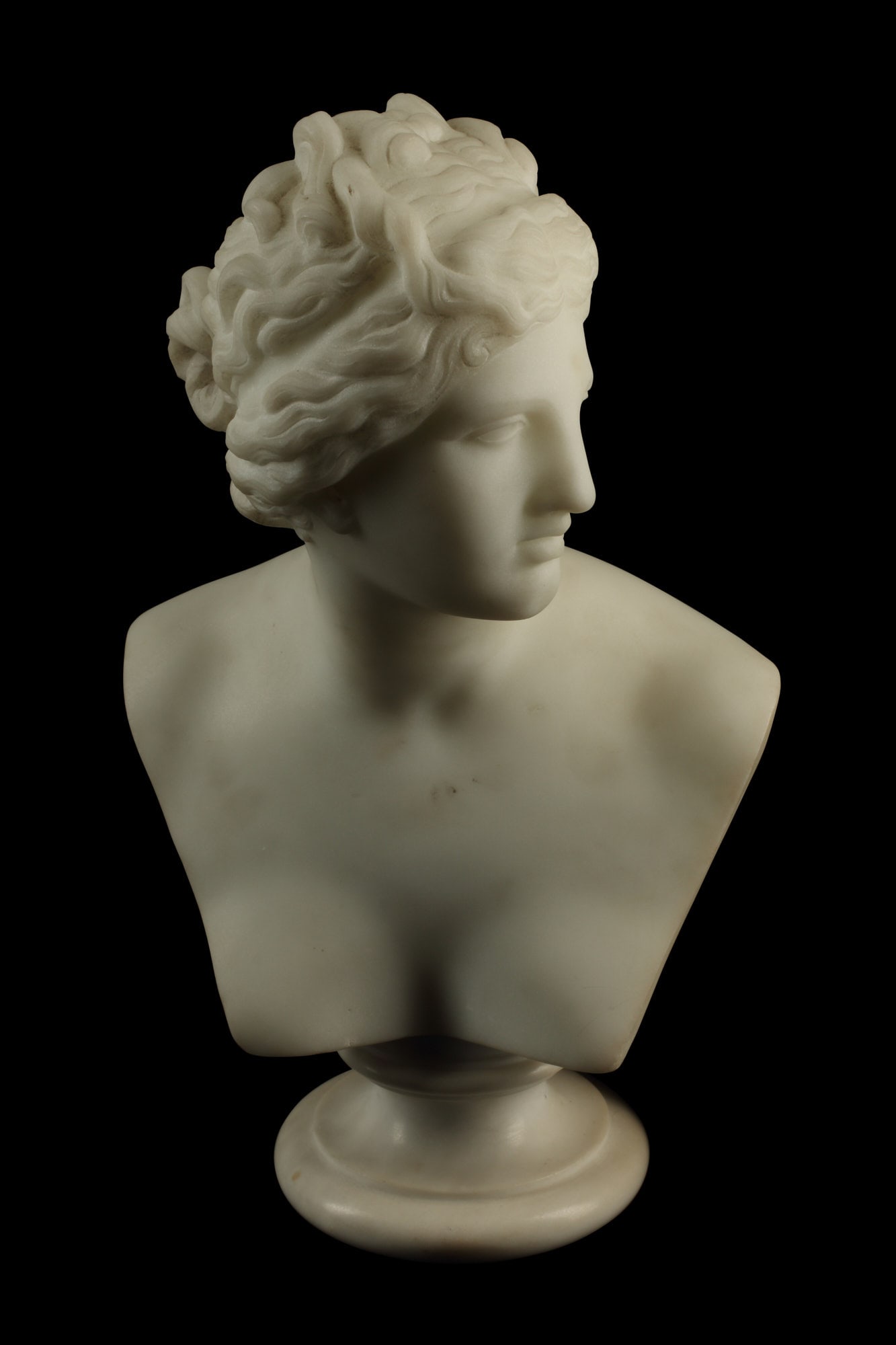 An Italian  marble bust of Venus, circa 1900 (1 of 5)