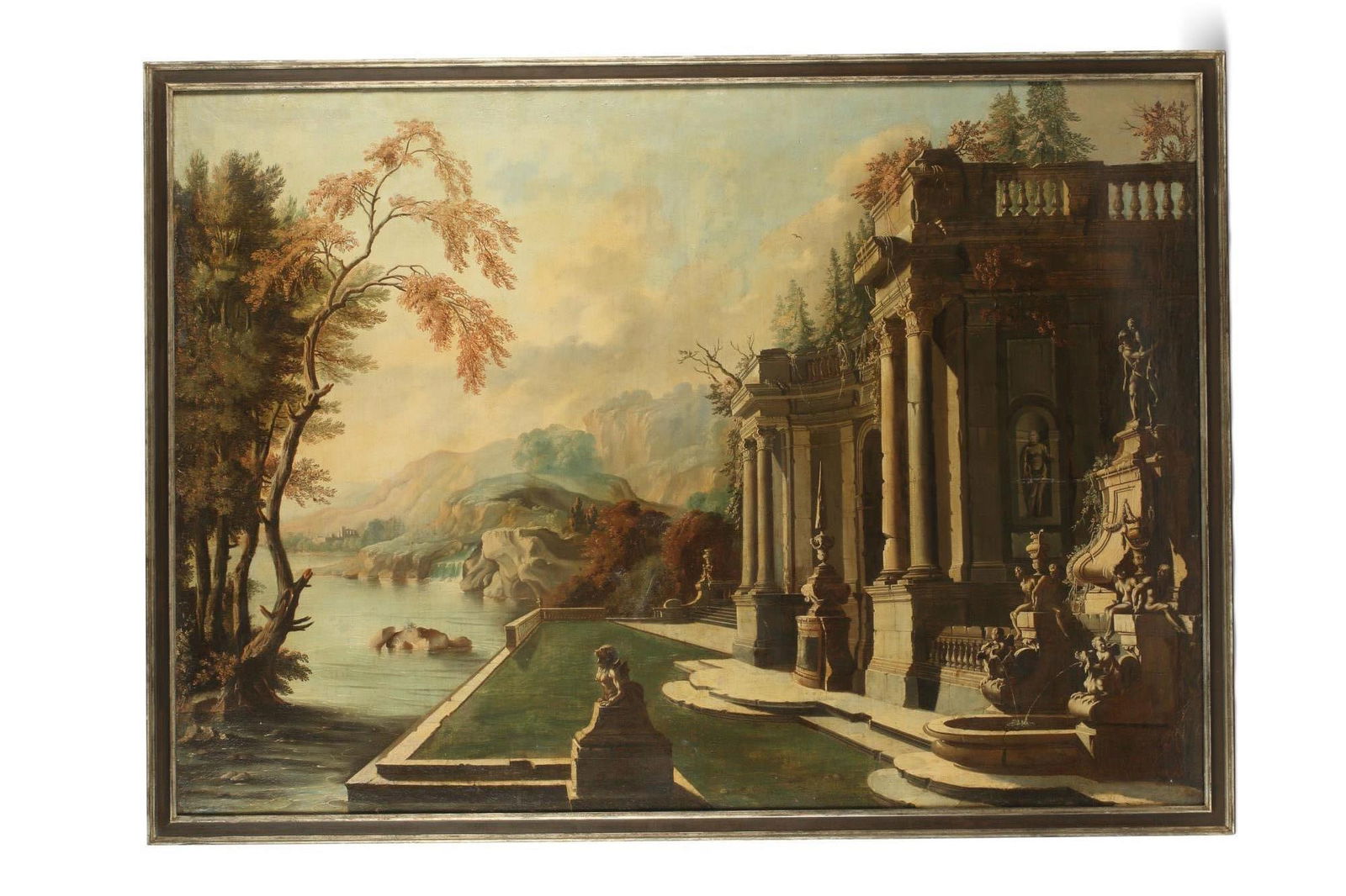 Italian School, Capriccio ruins, oil (1 of 9)