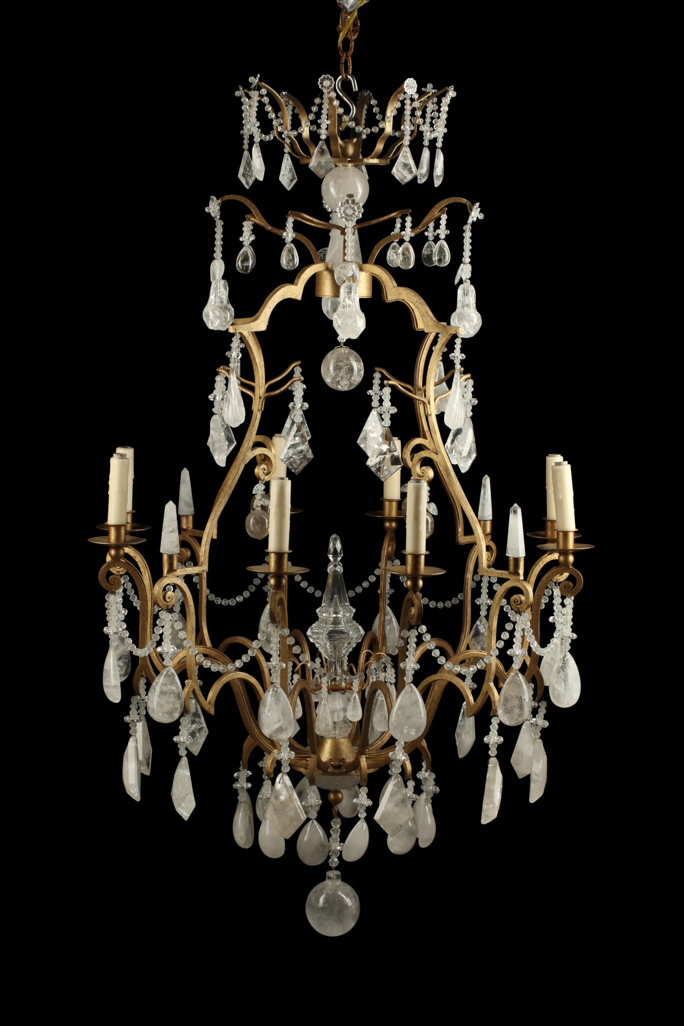 A Louis XV style eight light chandelier (1 of 6)