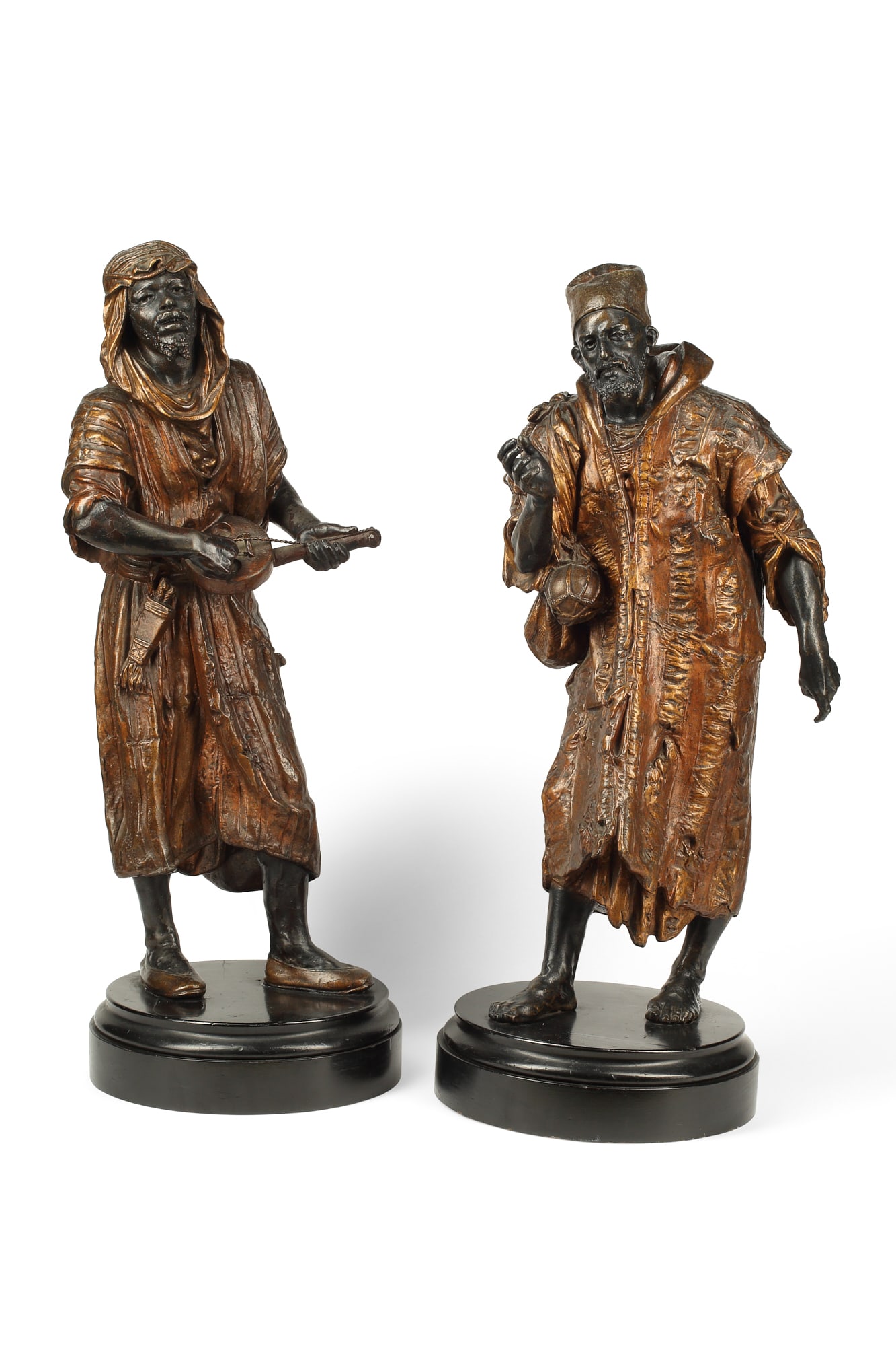 A pair of Austrian cold painted metal figures (1 of 7)