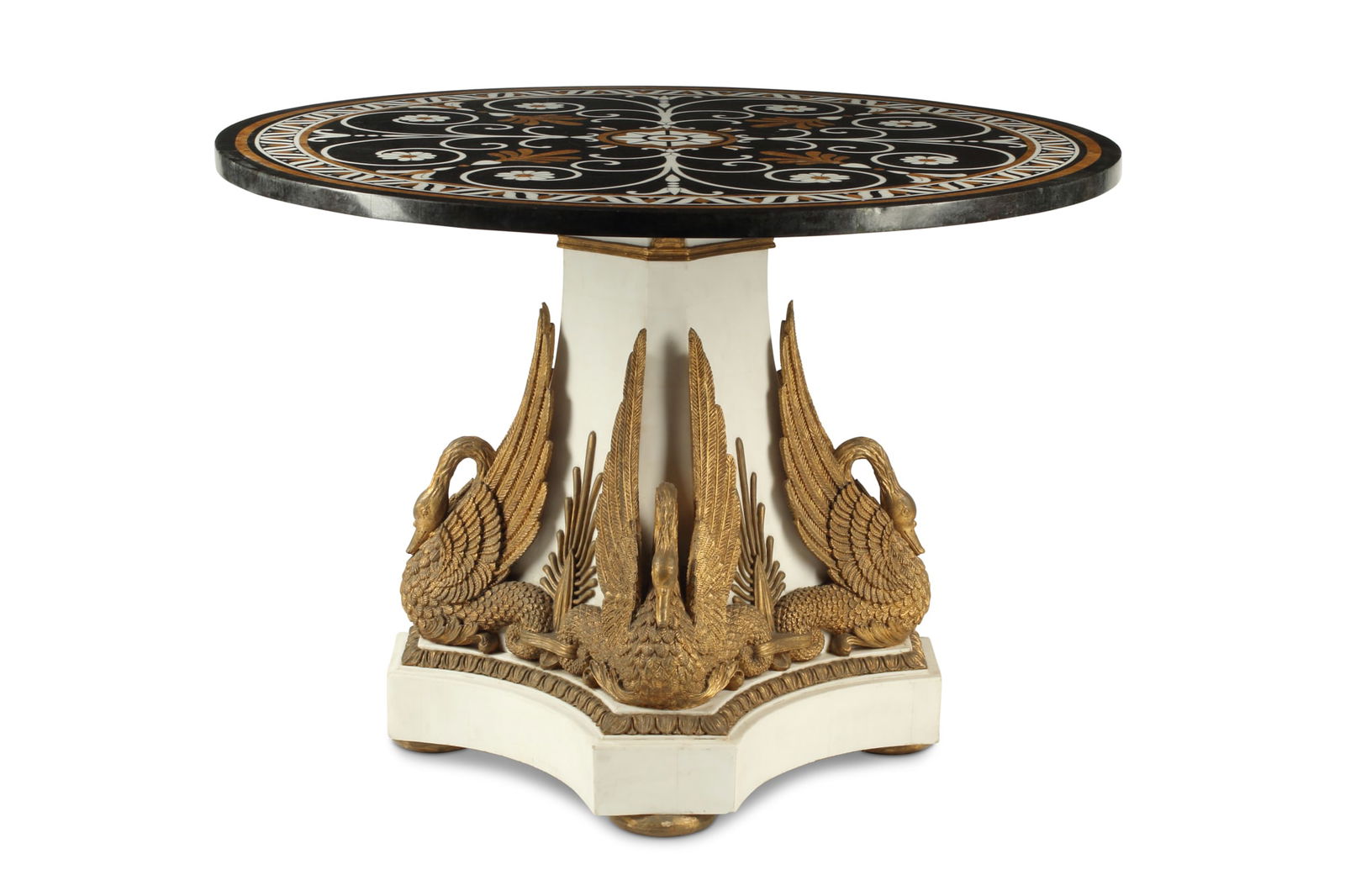 A Neoclassical style marble & composition table (1 of 10)