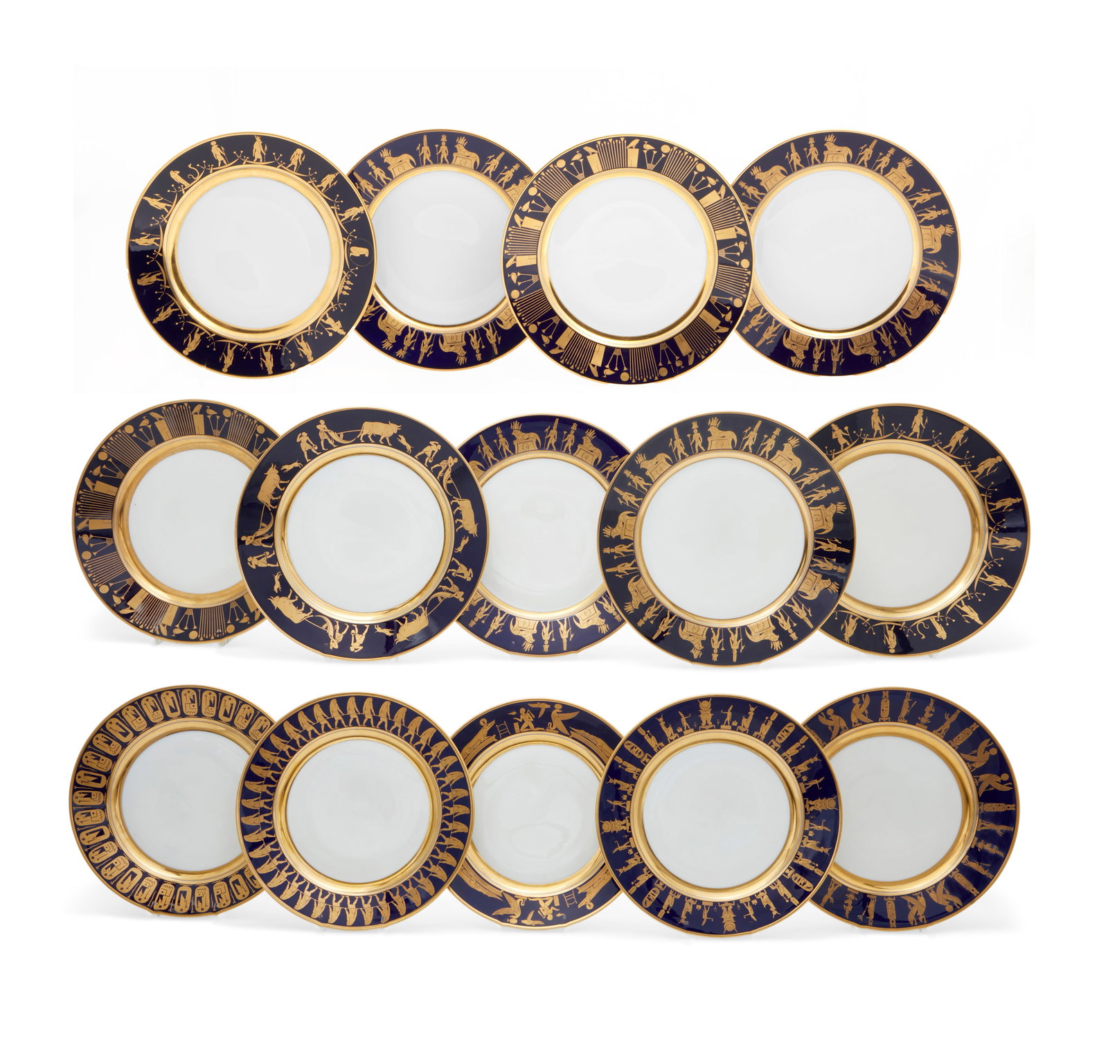 Fourteen Sevres porcelain plates (1 of 7)