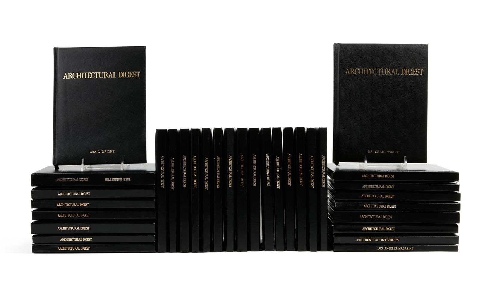 Custom bound Architectural Digest magazines (1 of 6)