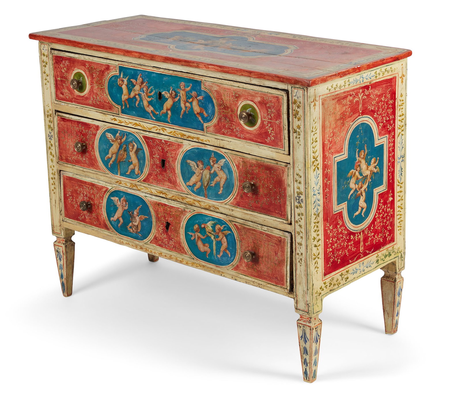 An Italian Neoclassical painted commode (1 of 13)