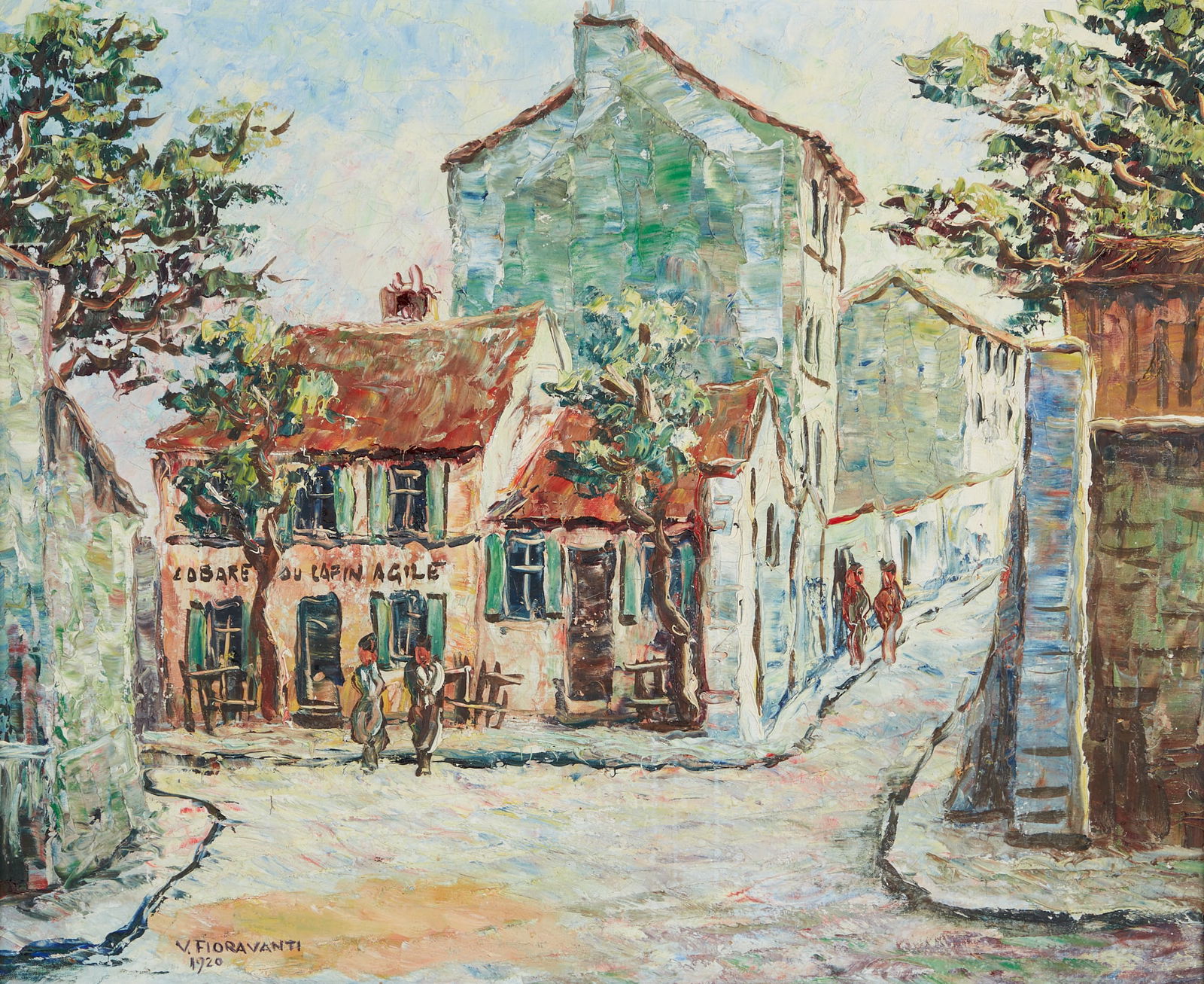 Vincenzo Fioravanti, Paris, Le Lapin Agile, 1920 (1 of 4)