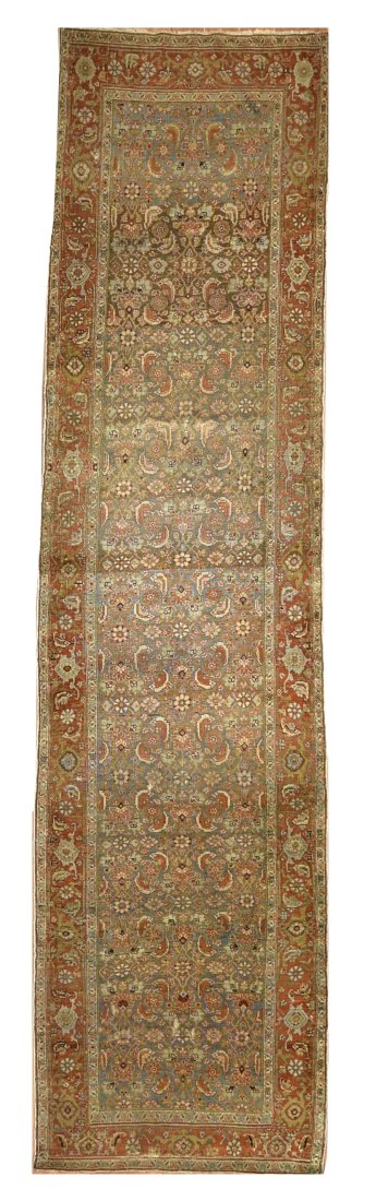A Bidjar rug, late 19th century: A Bidjar rug late 19th century dimensions approximately 13ft x 3ft 3in