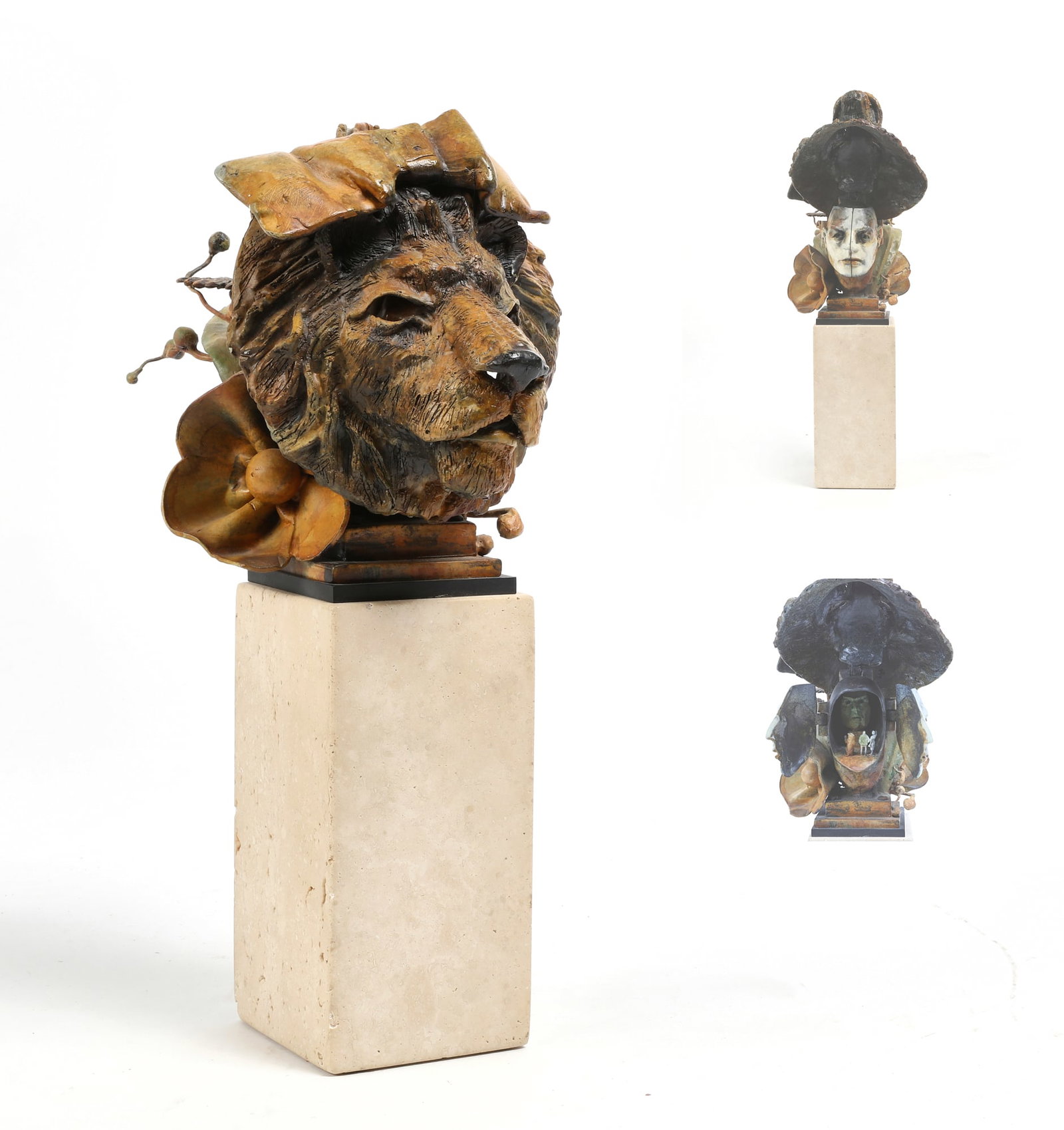 Theodore Gall, Oz lion, painted bronze (1 of 13)