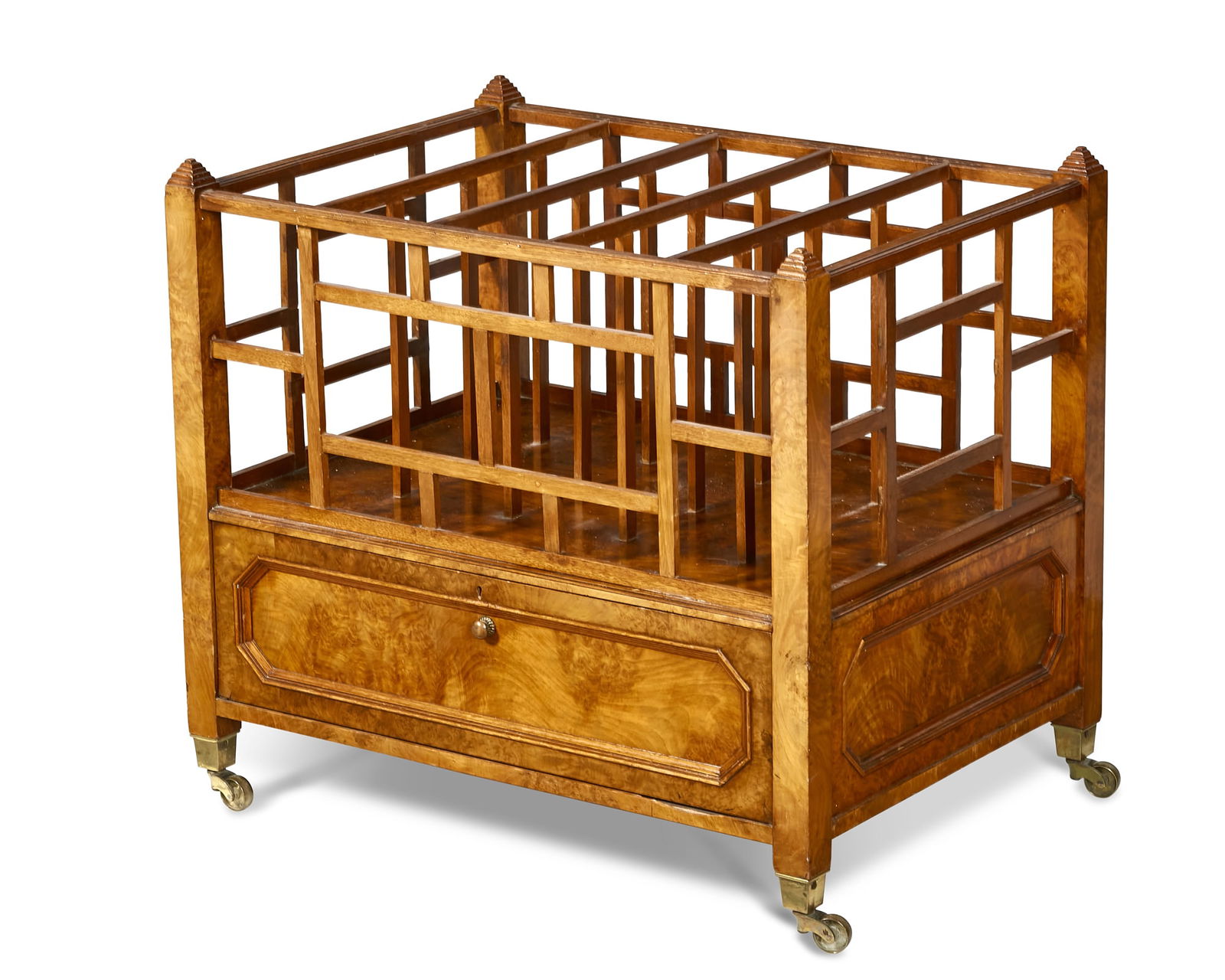 A George III style walnut canterbury (1 of 9)