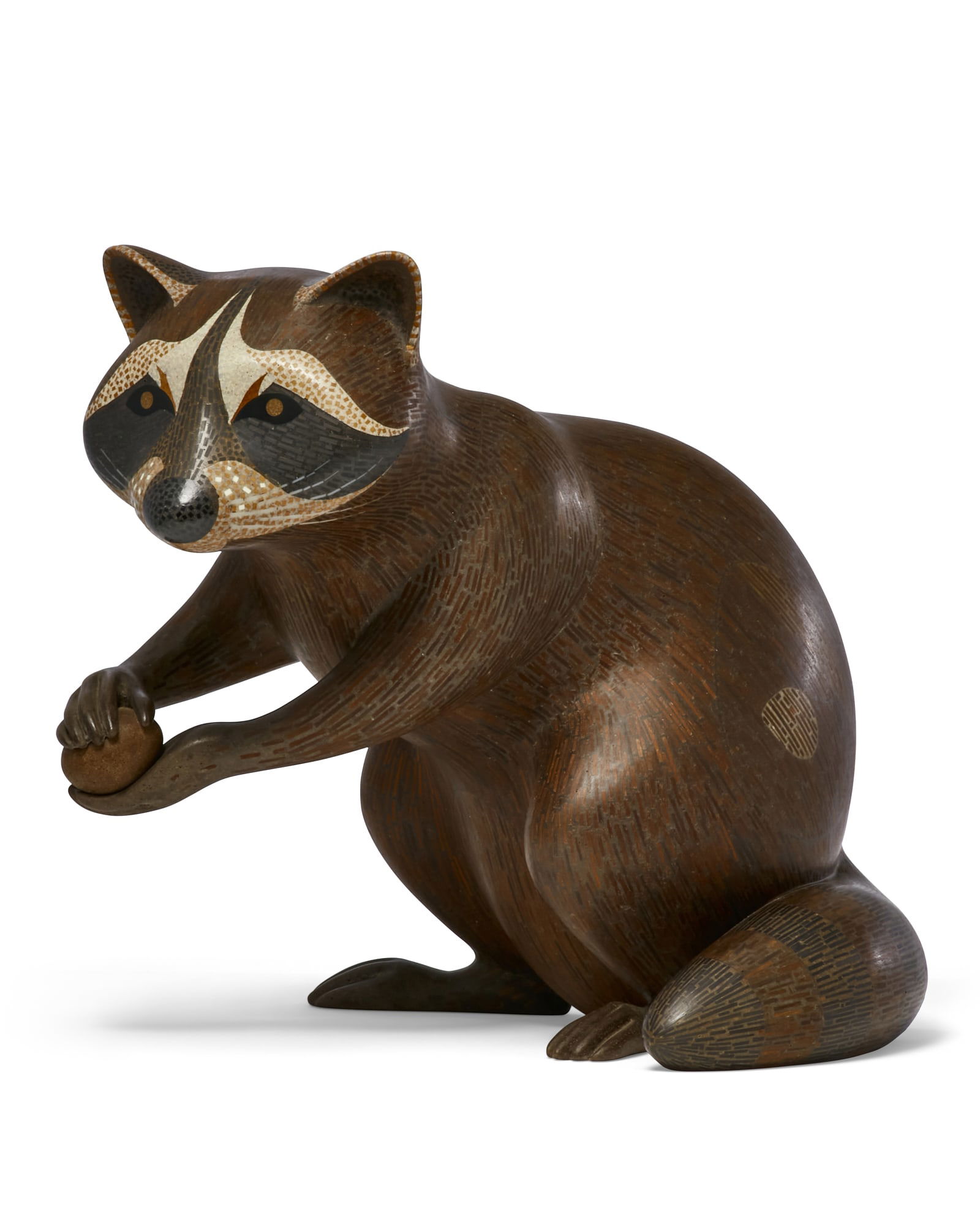 Emile Norman, Seated raccoon (1 of 8)