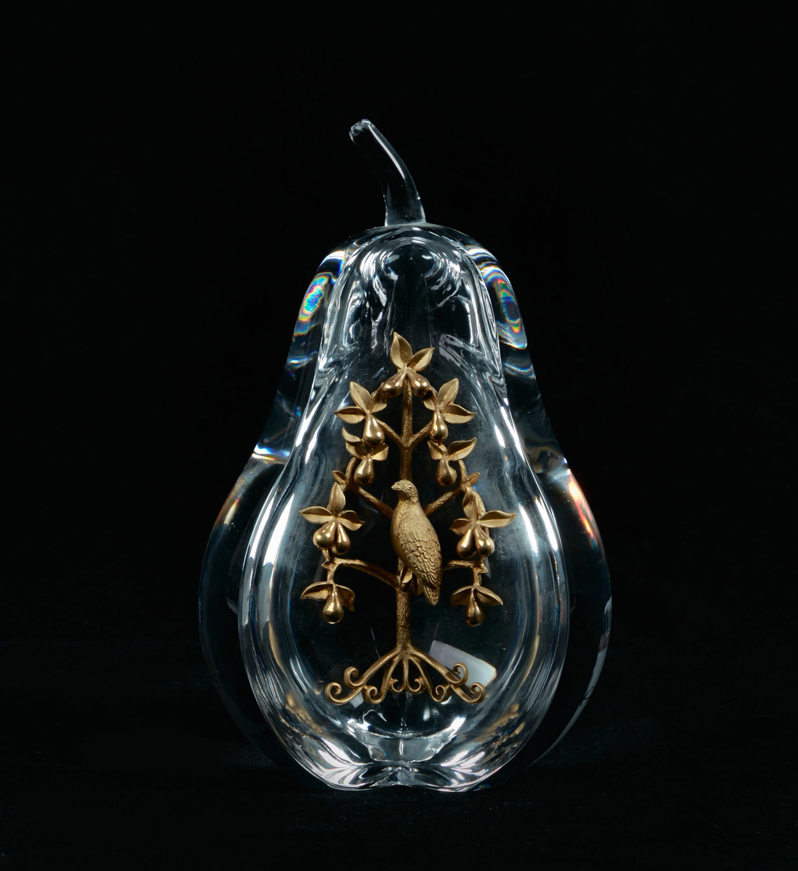 A Steuben 18K gold and glass sculpture (1 of 11)