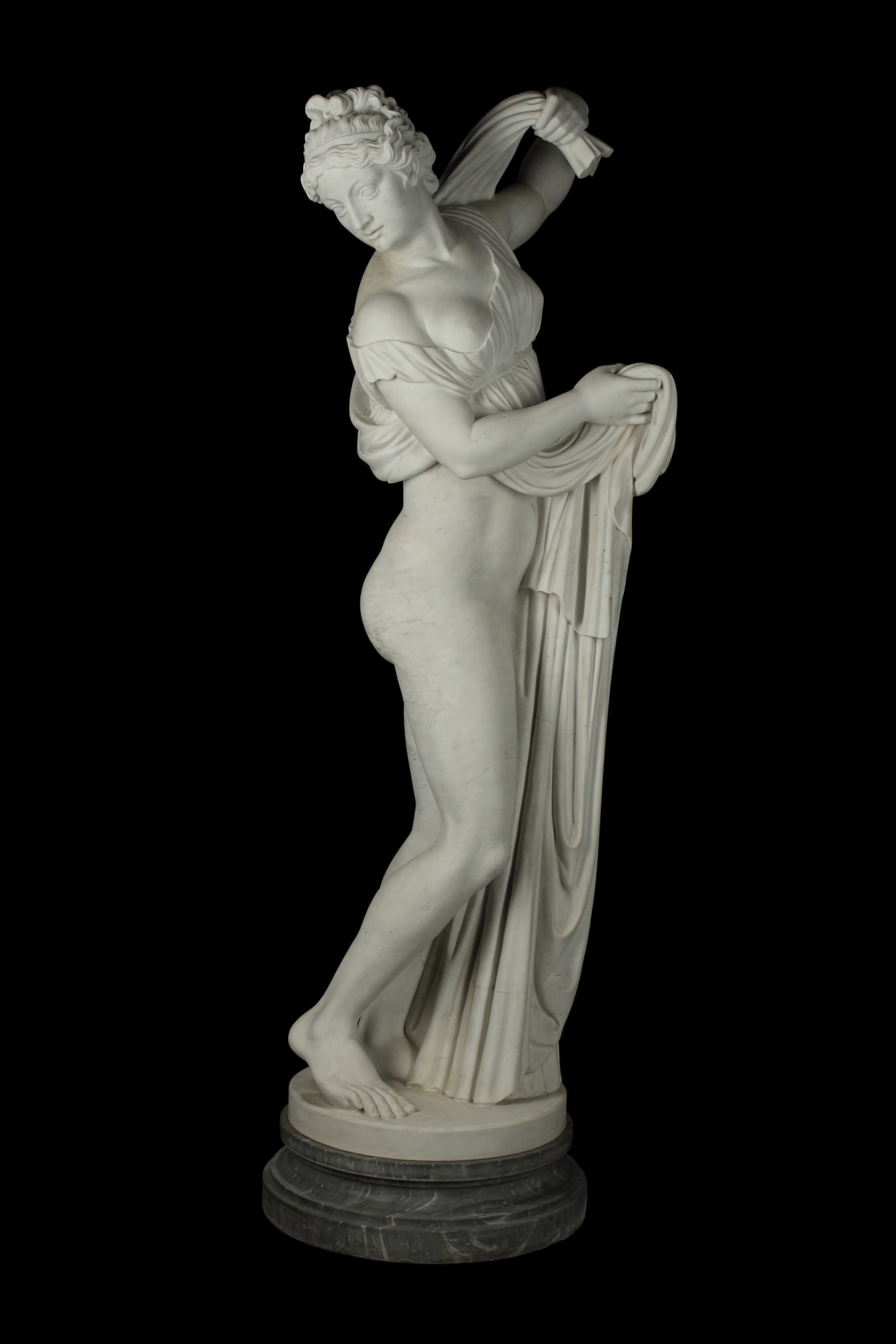 An Italian marble figure of a classical maiden (1 of 9)