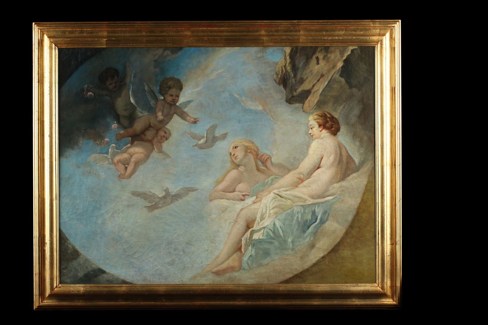 Continental School, Figures amongst the clouds (1 of 1)